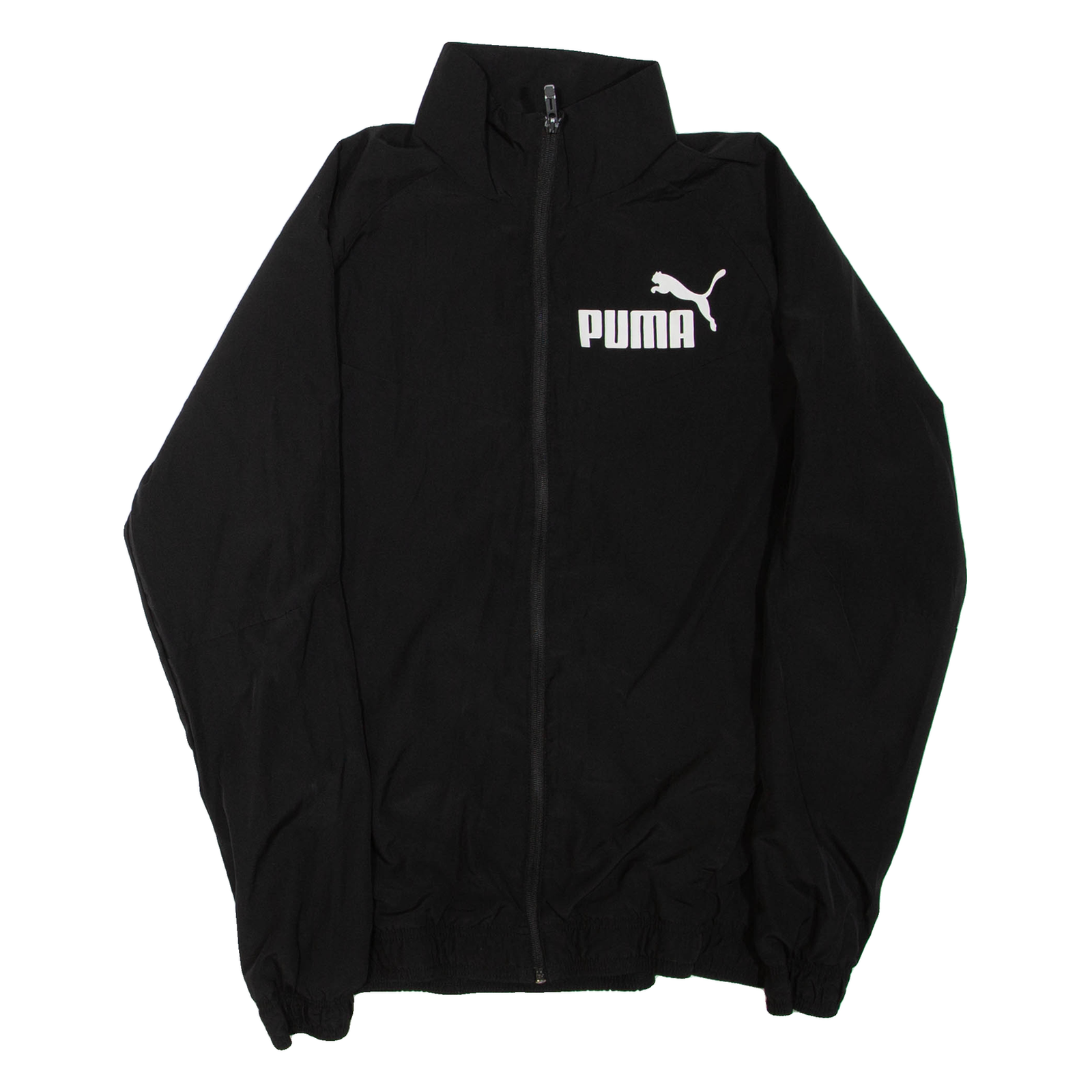 PUMA Mens Track Jacket Black S Refurbished - N/A refurbished available on Cerqular
