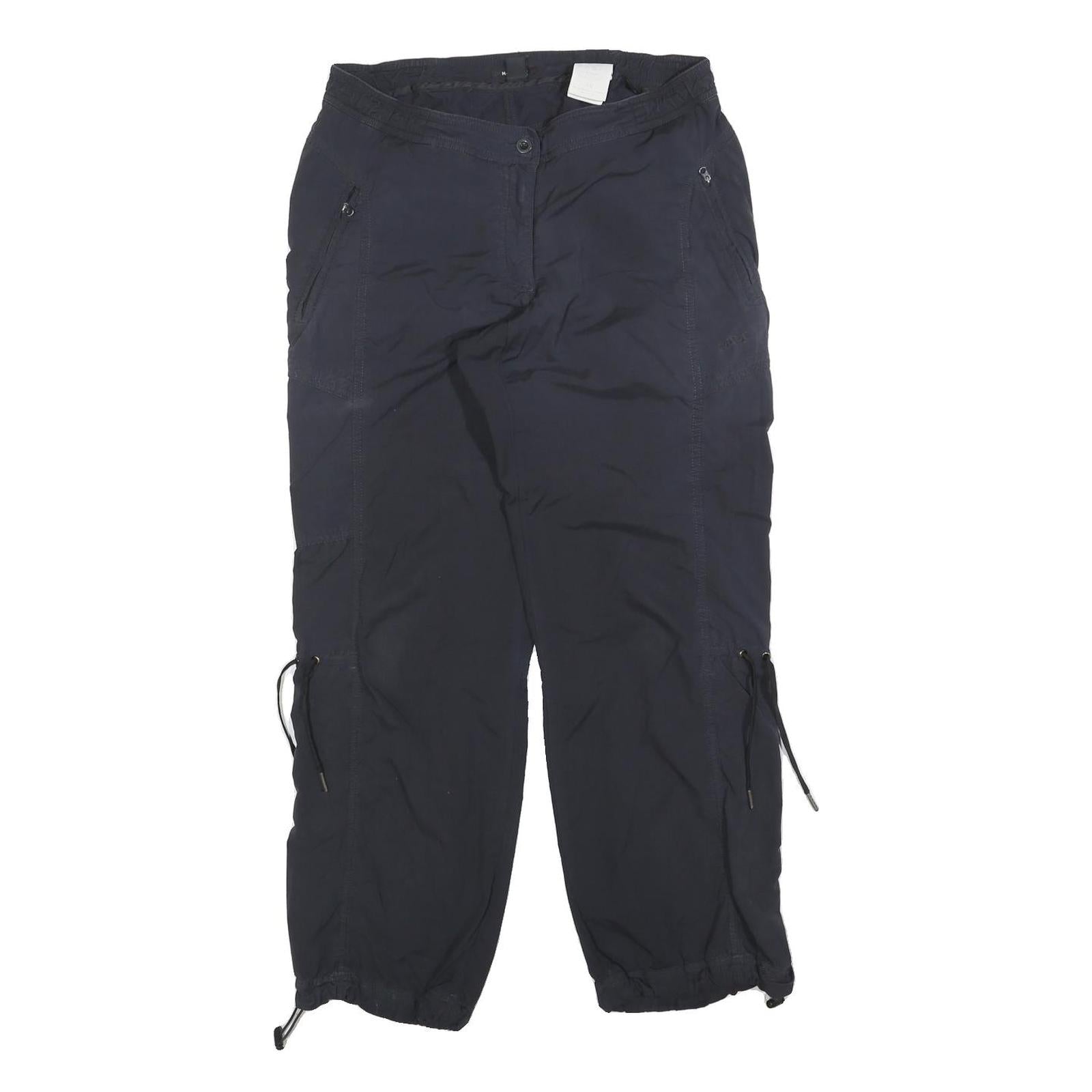 H&M Womens Polyester Blend Black Relaxed Drawstring Trousers W30 L28 Casual Refurbished - N/A refurbished available on Cerqular