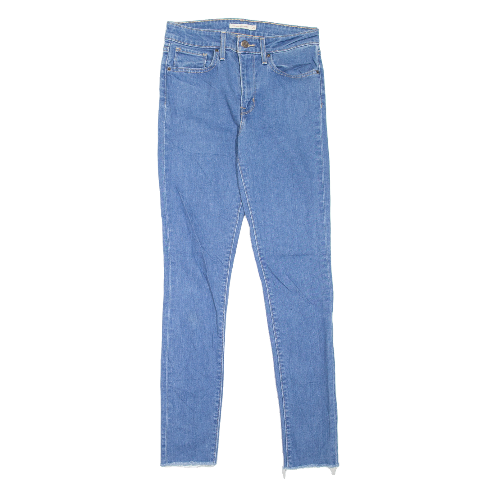 LEVI'S 721 High Rise Womens Jeans Blue Slim Skinny W27 L30 Refurbished - N/A refurbished available on Cerqular