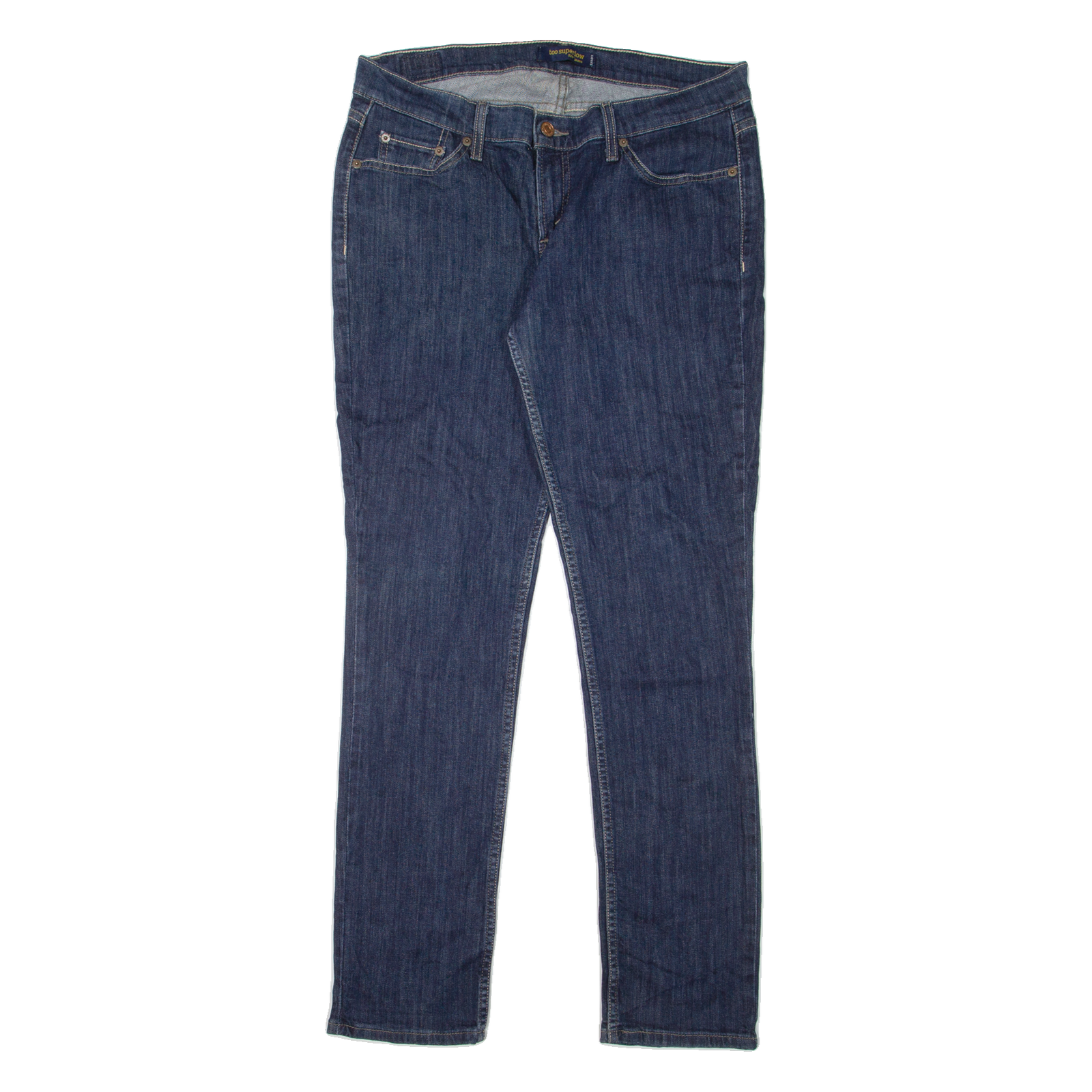 LEVI'S 524 Too Superlow Womens Jeans Blue Slim Skinny W32 L32 Refurbished - N/A refurbished available on Cerqular