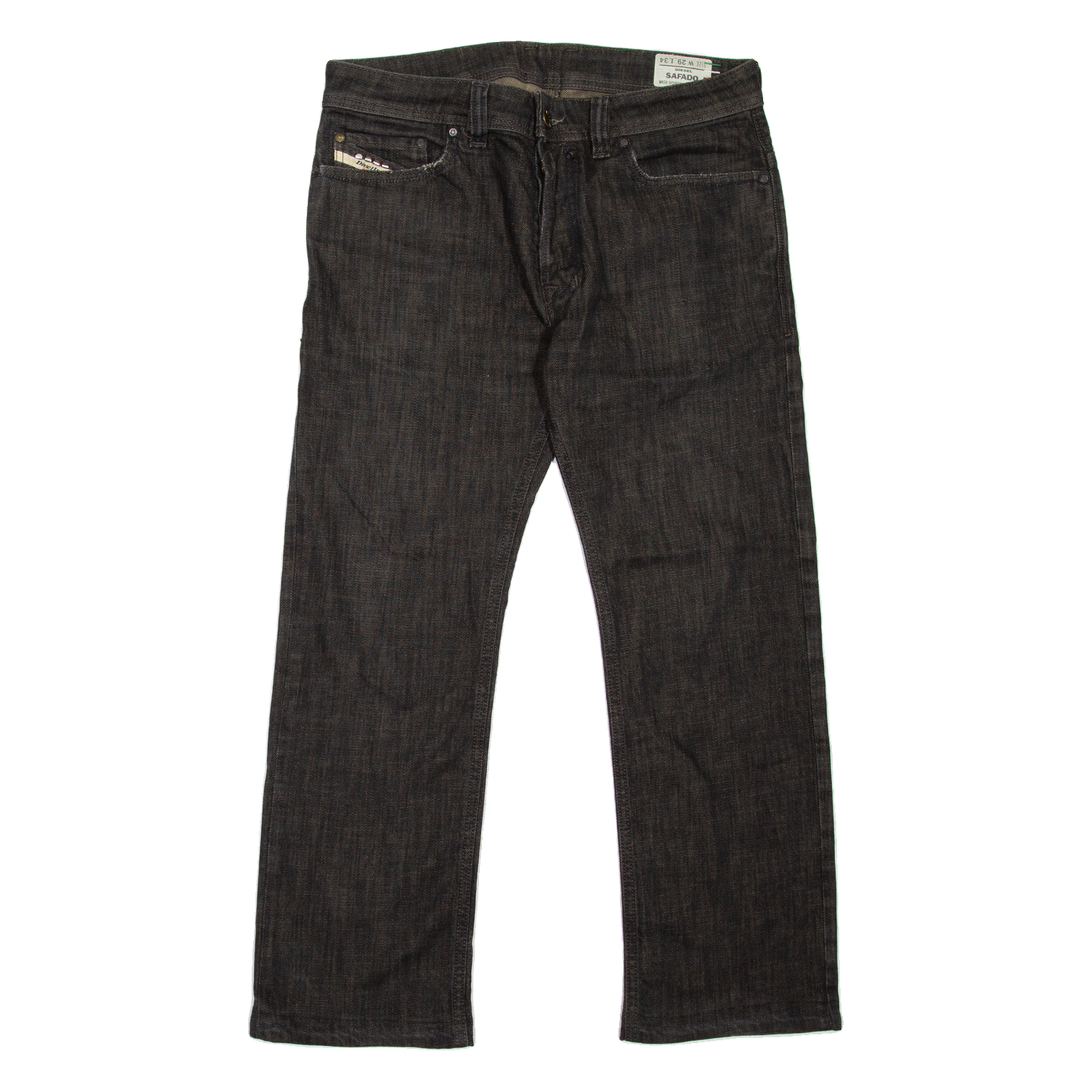 DIESEL Safado Mens Jeans Black Slim Straight W32 L25 Refurbished - N/A refurbished available on Cerqular