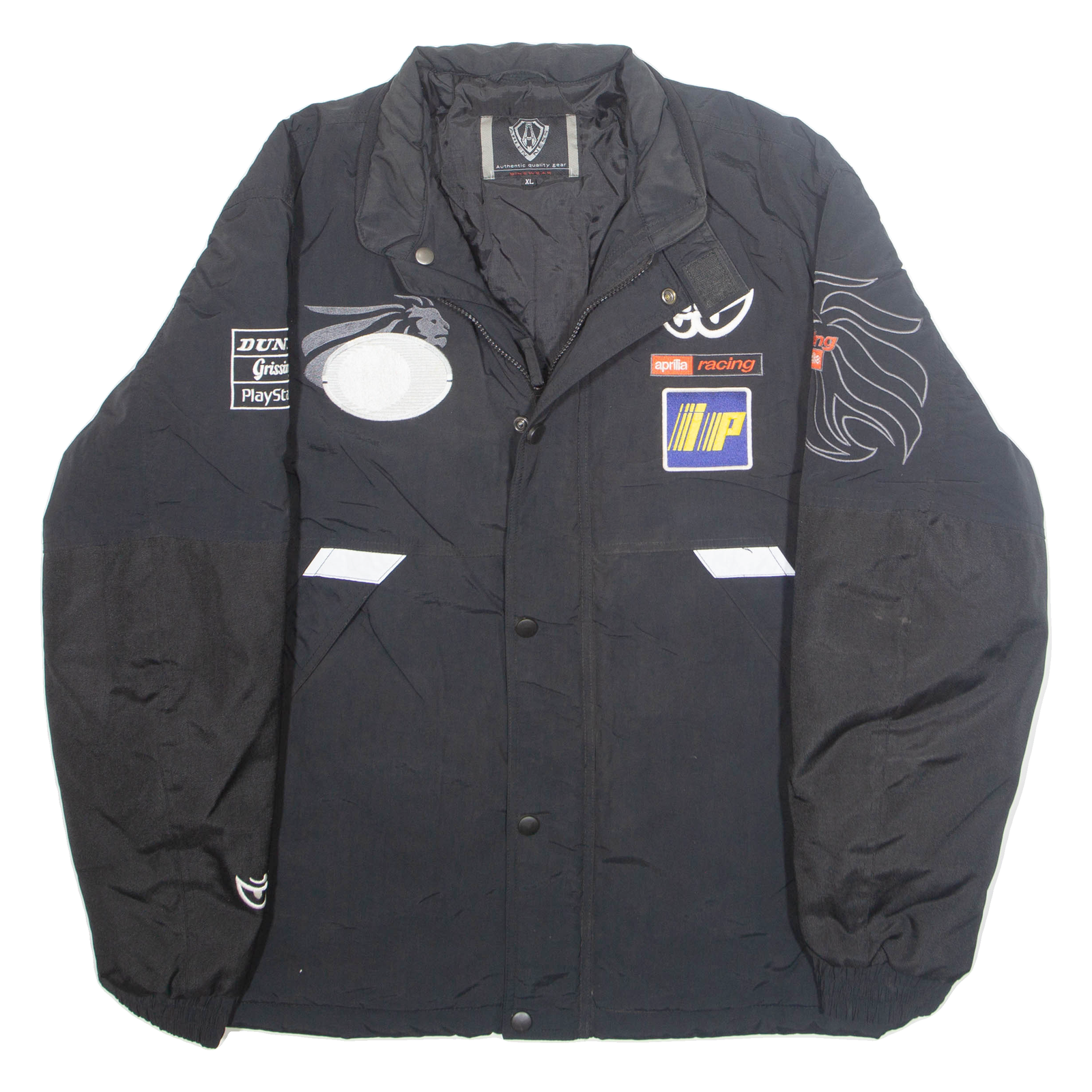 ARLEN NESS Mens Biker Jacket Black Nylon XL Refurbished - N/A refurbished available on Cerqular