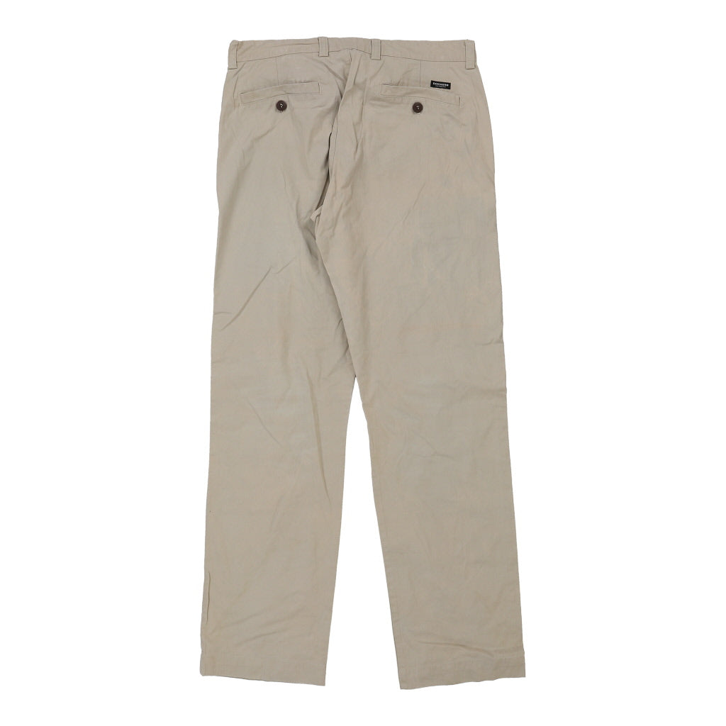 Dockers Slim Fit Trousers - 35W 34L Beige Cotton Refurbished - Thrifted (note: this is a term often used to describe second- refurbished available on Cerqular