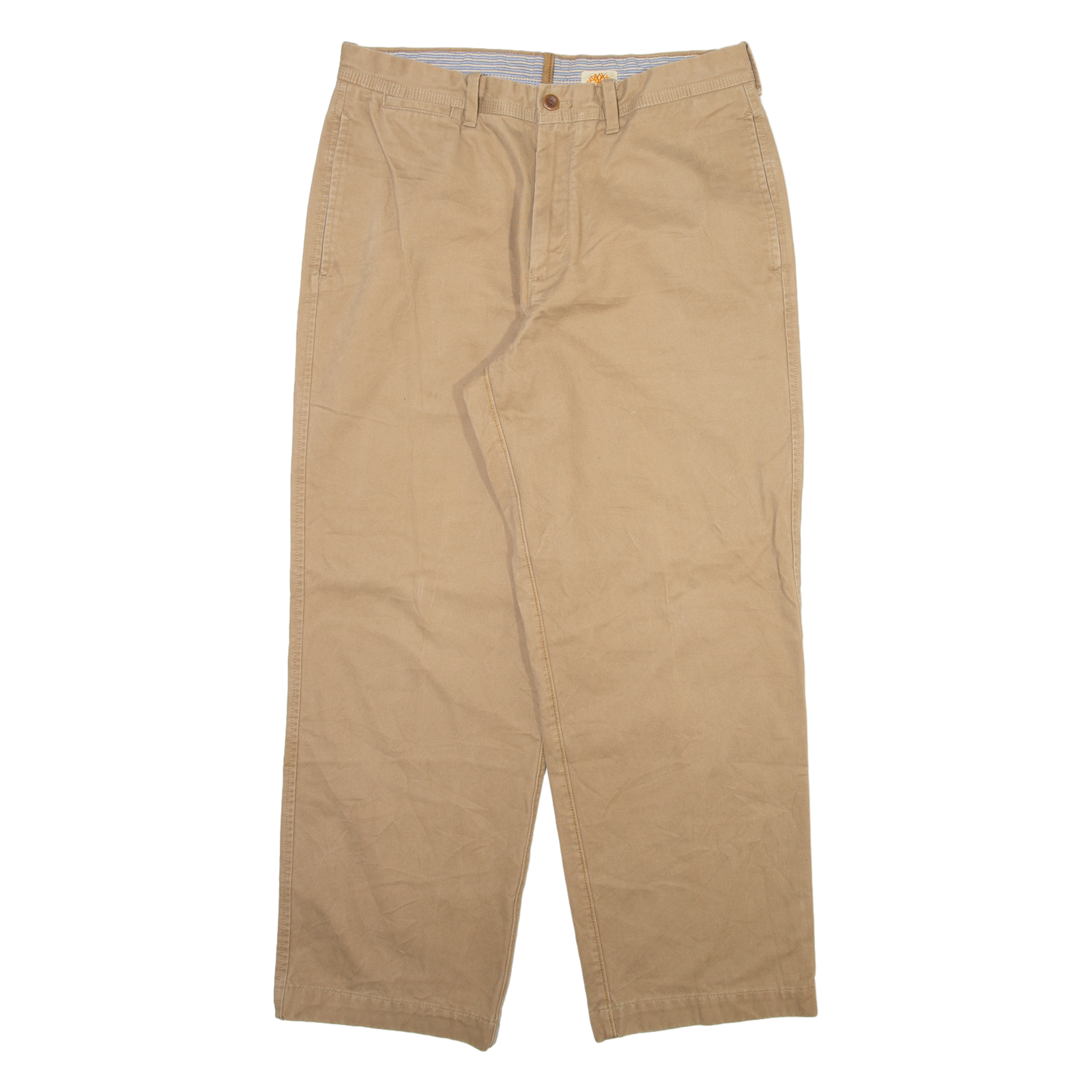 TIMBERLAND Mens Trousers Beige Relaxed Straight W34 L30 Refurbished - N/A refurbished available on Cerqular