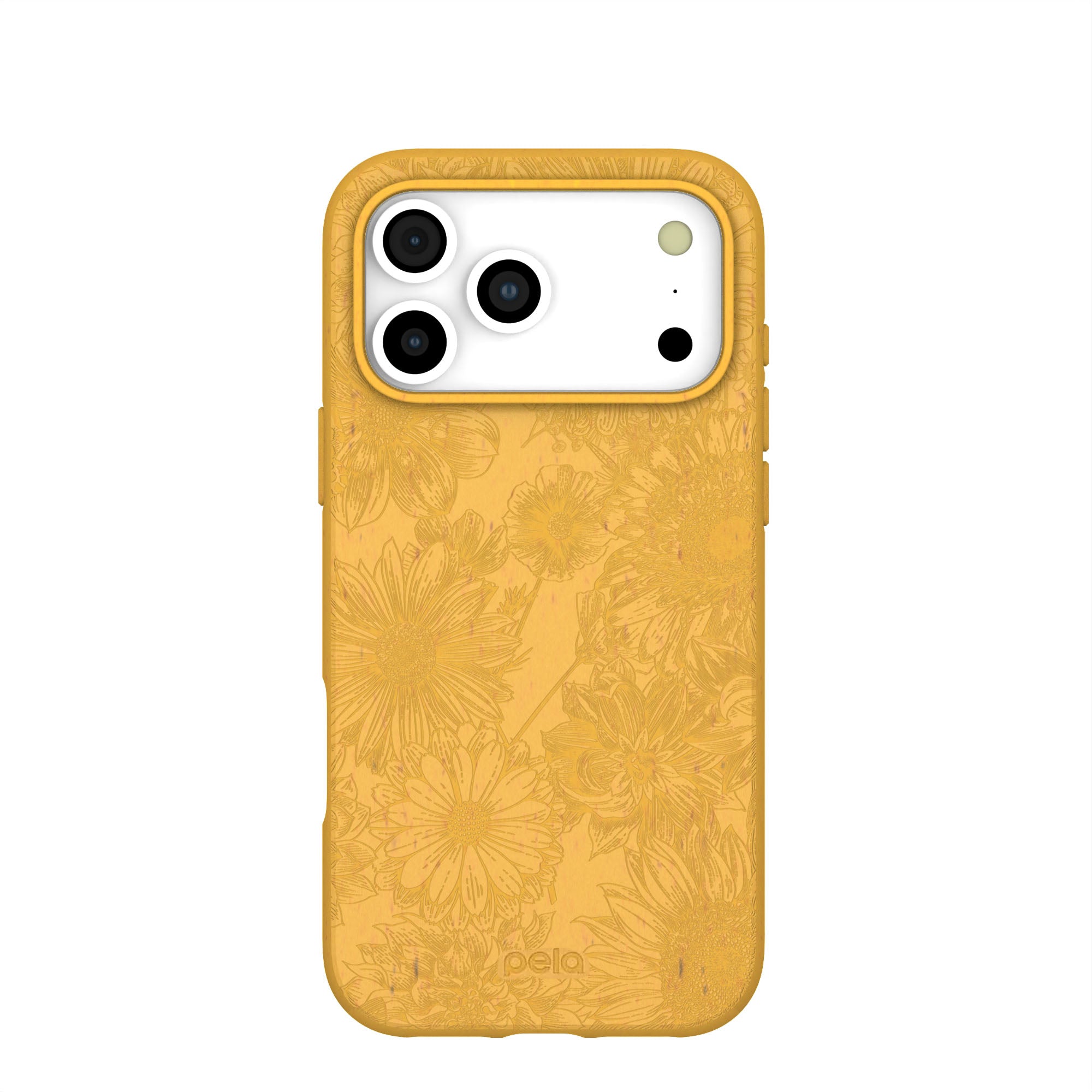 Honey Flora iPhone 17 Pro Max Case | MagSafe Compatibility: With MagSafe Refurbished - Pela Case refurbished available on Cerqular