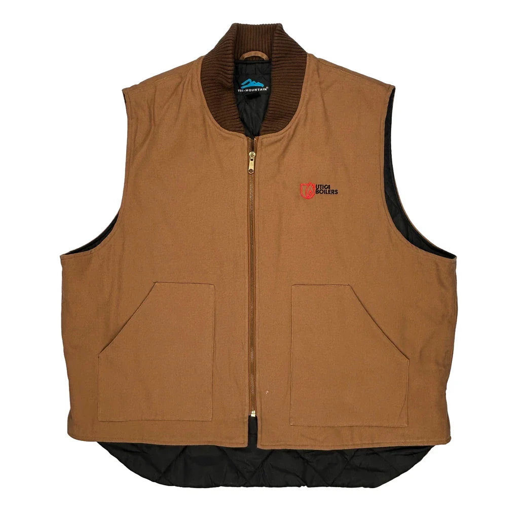 Buy Workwear Utica Boilers Tri-Mountain Gilet - XL Brown Polyester Refurbished - $71.01 Workwear Utica Boilers Tri-Mountain Gilet - XL Brown Polyester Refurbished - Thrifted (note: this is a term often used to describe second- refurbished available on Cerqular