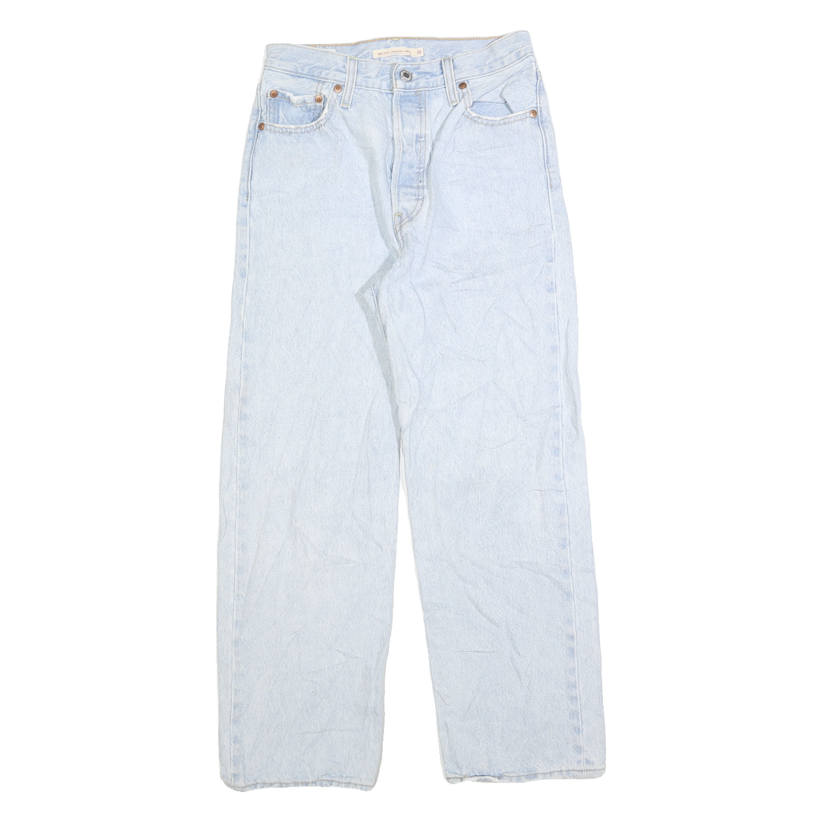 Buy LEVI'S Womens Jeans Blue Regular Straight Denim Light W26 L27 Classic Fit Refurbished - $36.39 LEVI'S Womens Jeans Blue Regular Straight Denim Light W26 L27 Classic Fit Refurbished - N/A refurbished available on Cerqular