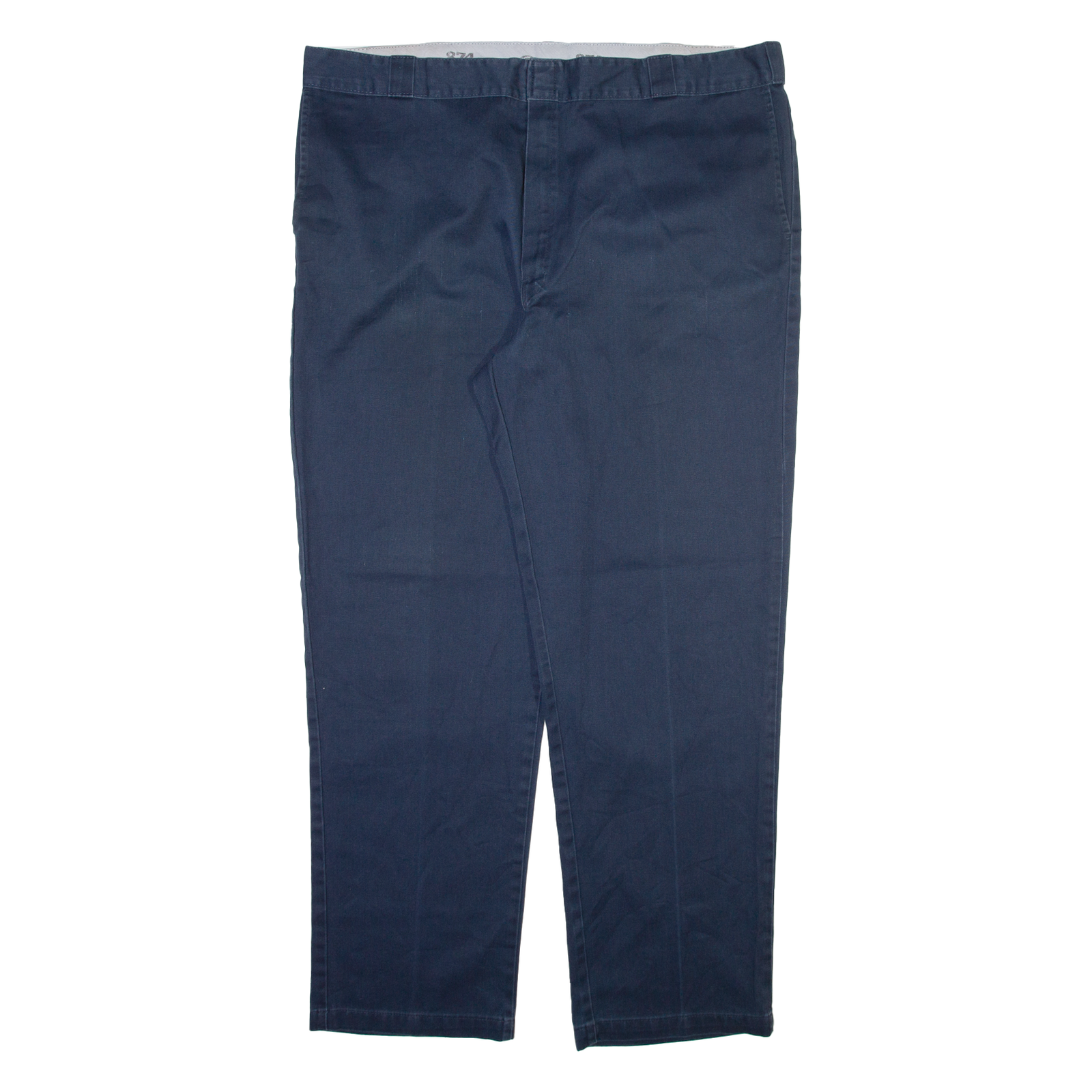 DICKIES 874 Workwear Mens Trousers Blue Regular Straight W44 L34 Refurbished - N/A refurbished available on Cerqular