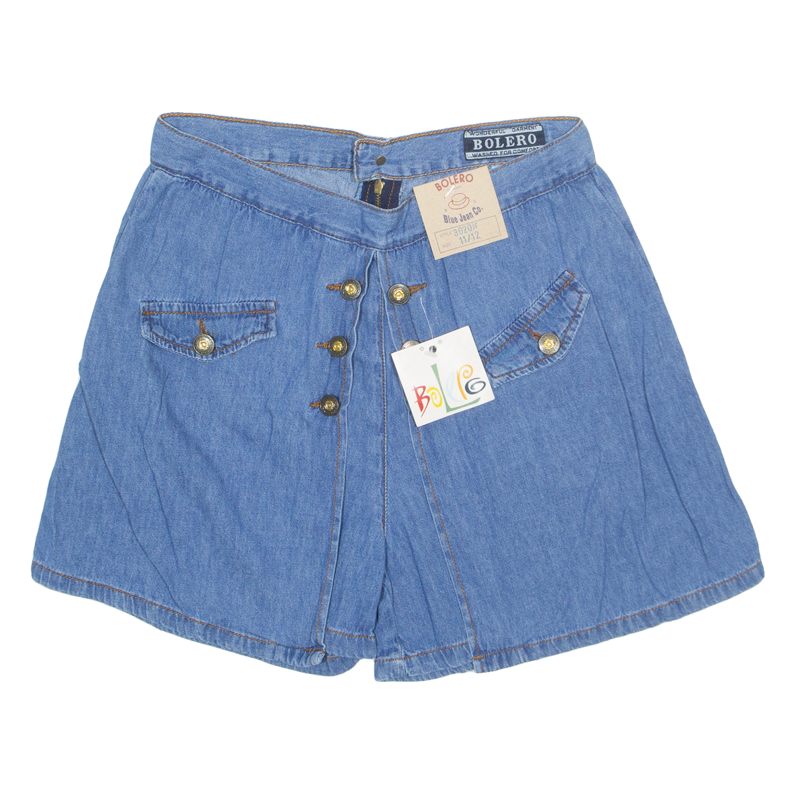 BOLERO Womens Denim Shorts Blue S W26 Refurbished - N/A refurbished available on Cerqular