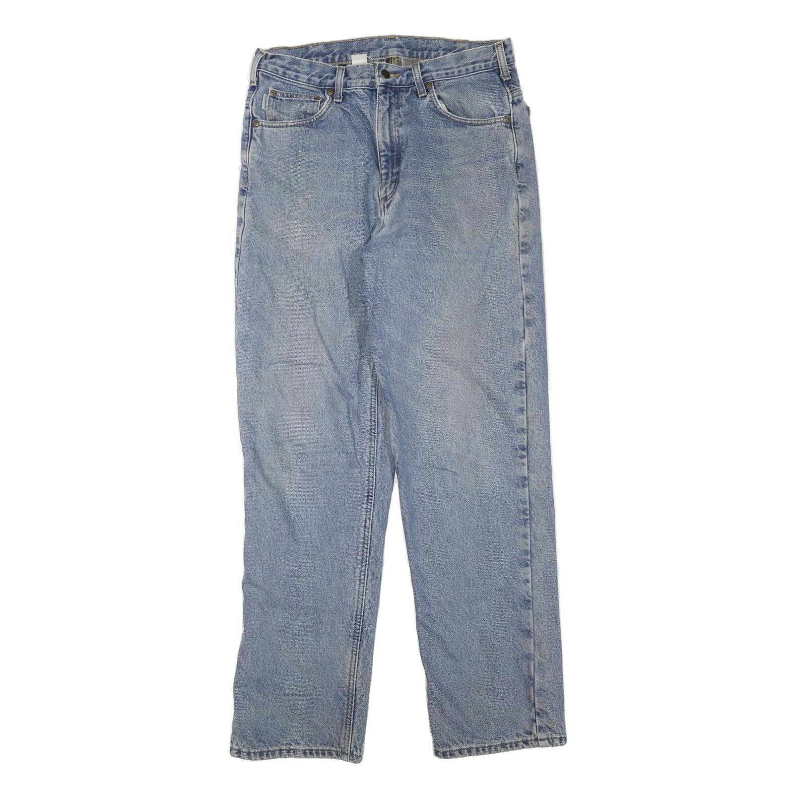 CARHARTT Mens Jeans Blue Regular Straight Denim Medium W32 L32 Classic Fit Refurbished - N/A refurbished available on Cerqular