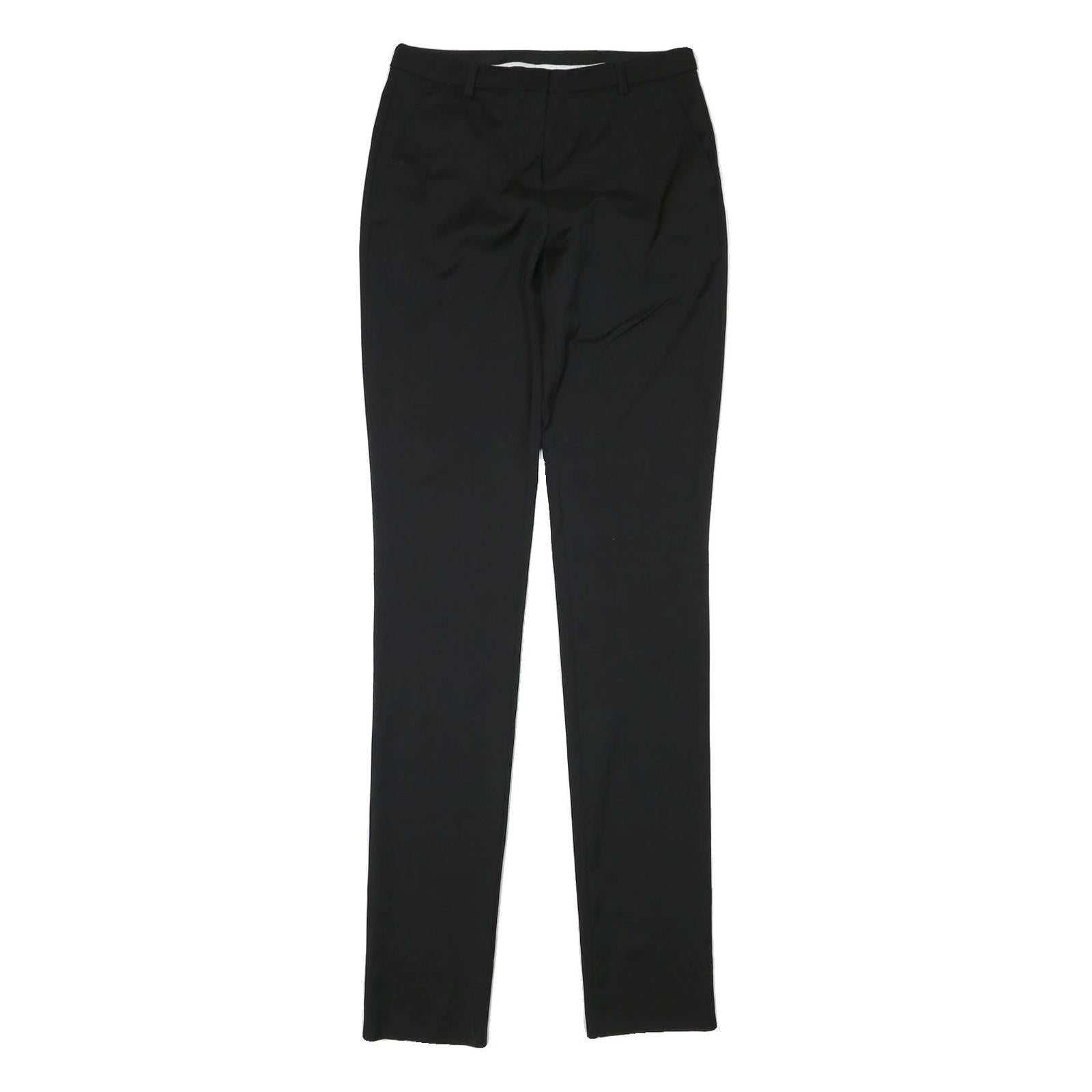 BURBERRY Womens Wool Blend Black Slim Trousers W26 L35 Formal Office Wear Refurbished - N/A refurbished available on Cerqular