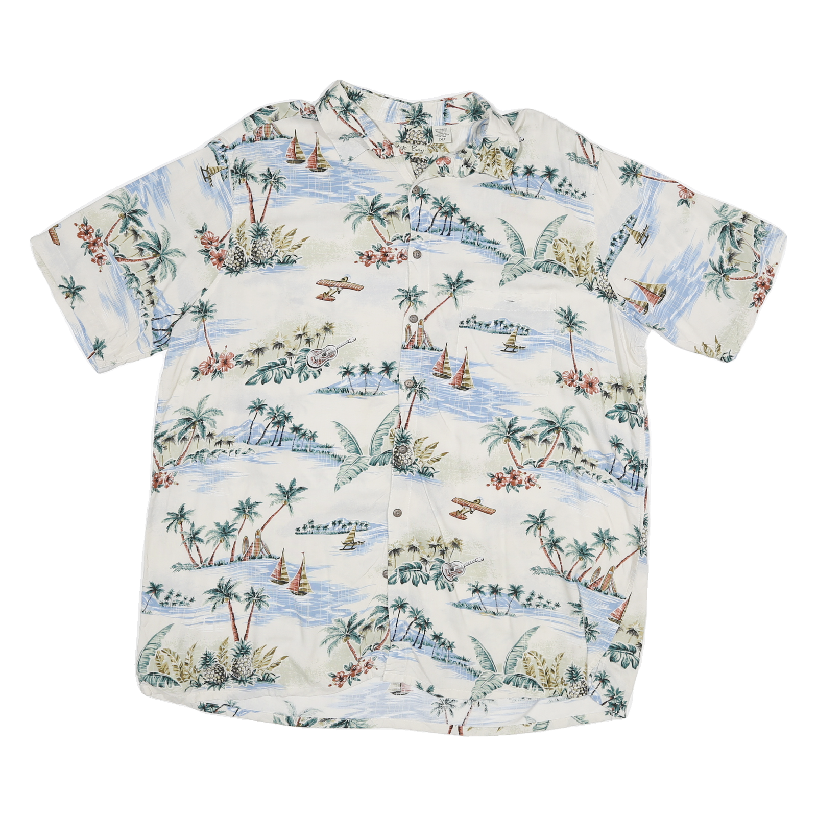 Buy BATAK BAY Mens White Hawaiian Rayon Shirt 2XL Summer Vacation Print Relaxed Fit Refurbished - $16.89 BATAK BAY Mens White Hawaiian Rayon Shirt 2XL Summer Vacation Print Relaxed Fit Refurbished - N/A refurbished available on Cerqular