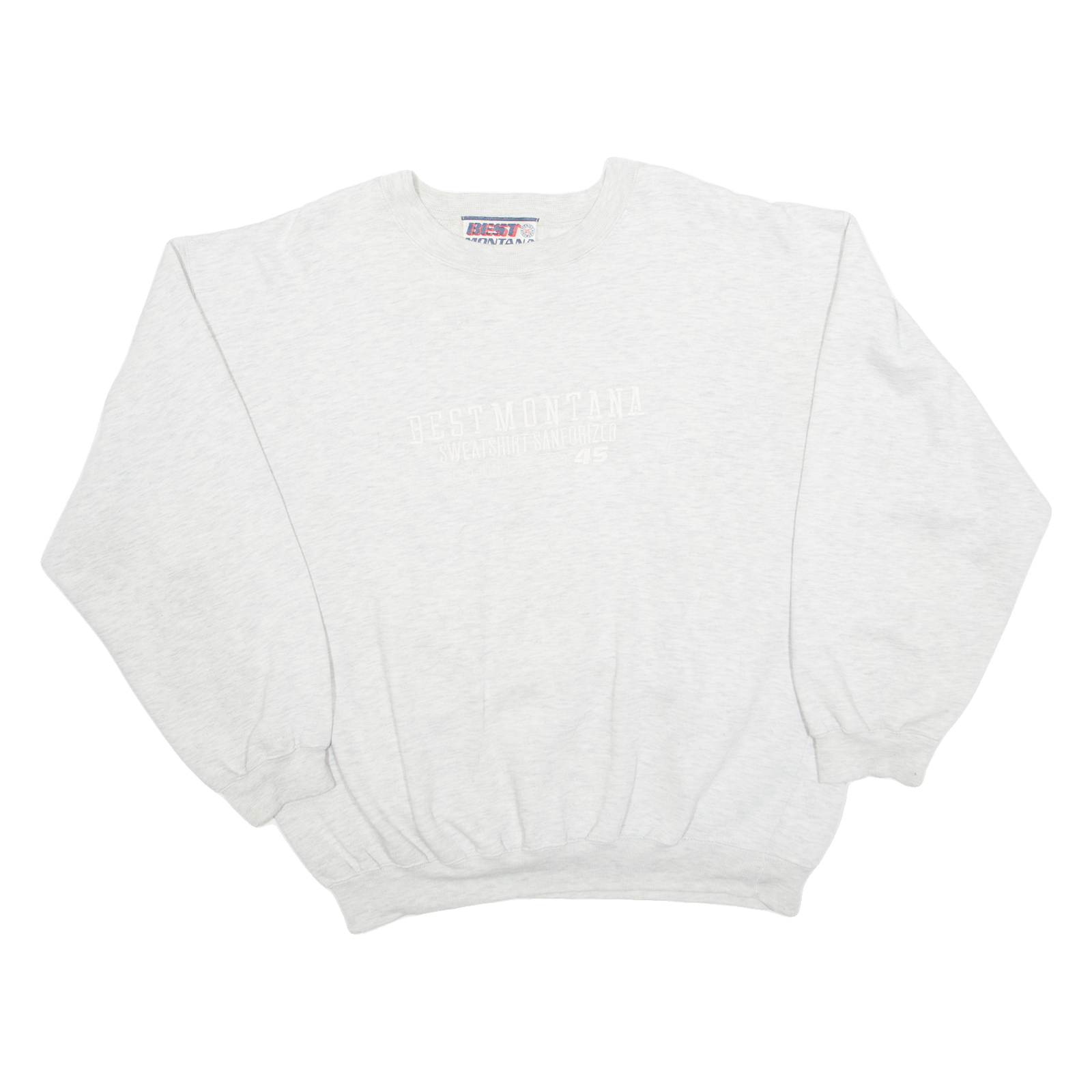 BEST MONTANA Womens Sweatshirt Grey USA L Refurbished - N/A refurbished available on Cerqular