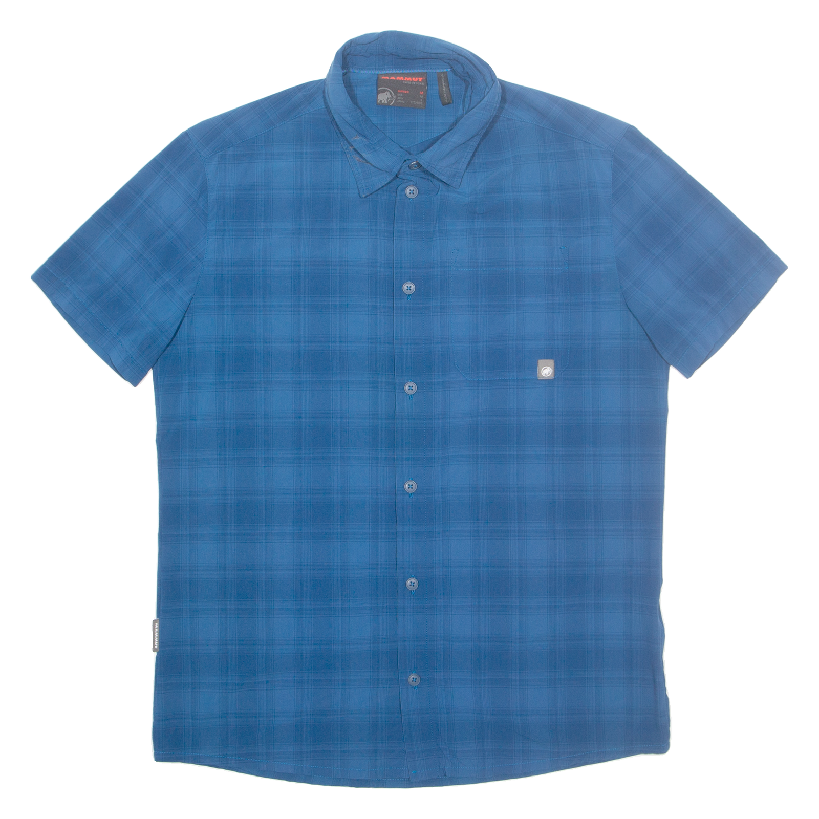 MAMMUT Mens Shirt Blue Check M Refurbished - N/A refurbished available on Cerqular