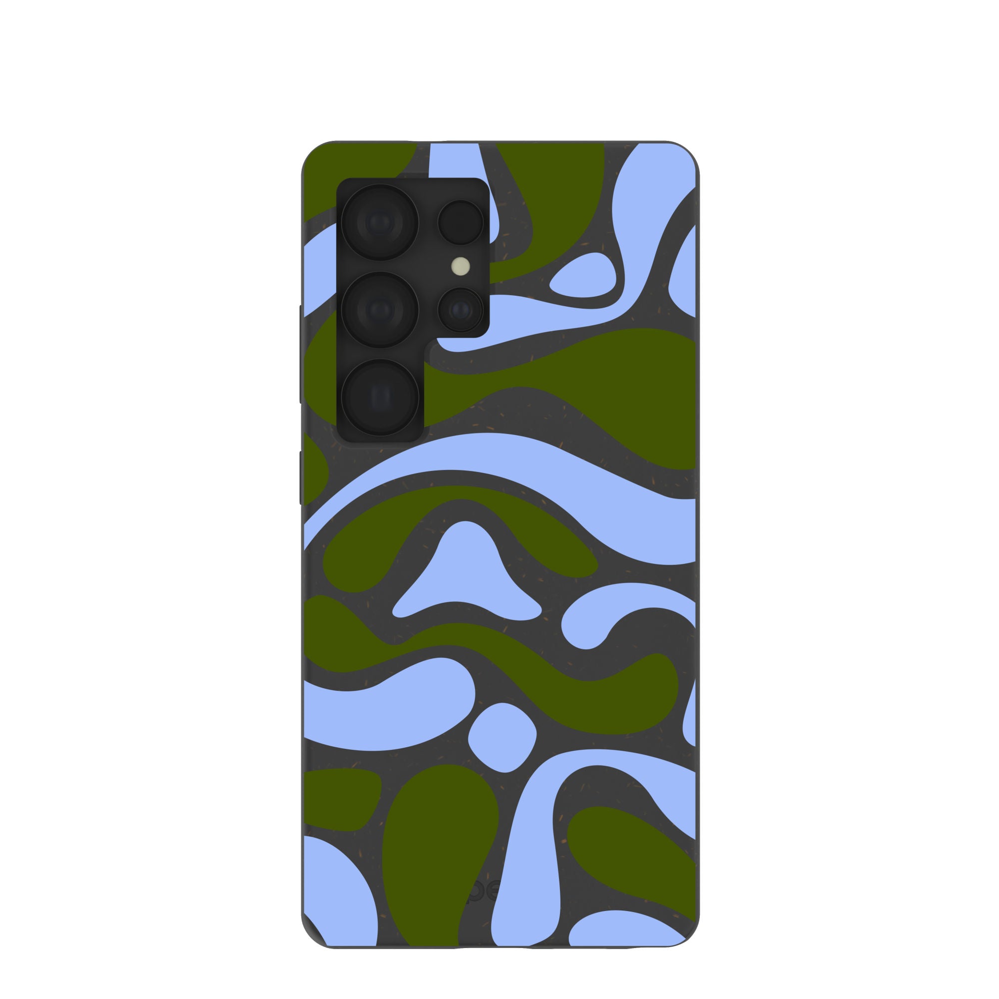 Black Curve and Flow Samsung Galaxy S25 Ultra Case Refurbished - Pela Case refurbished available on Cerqular