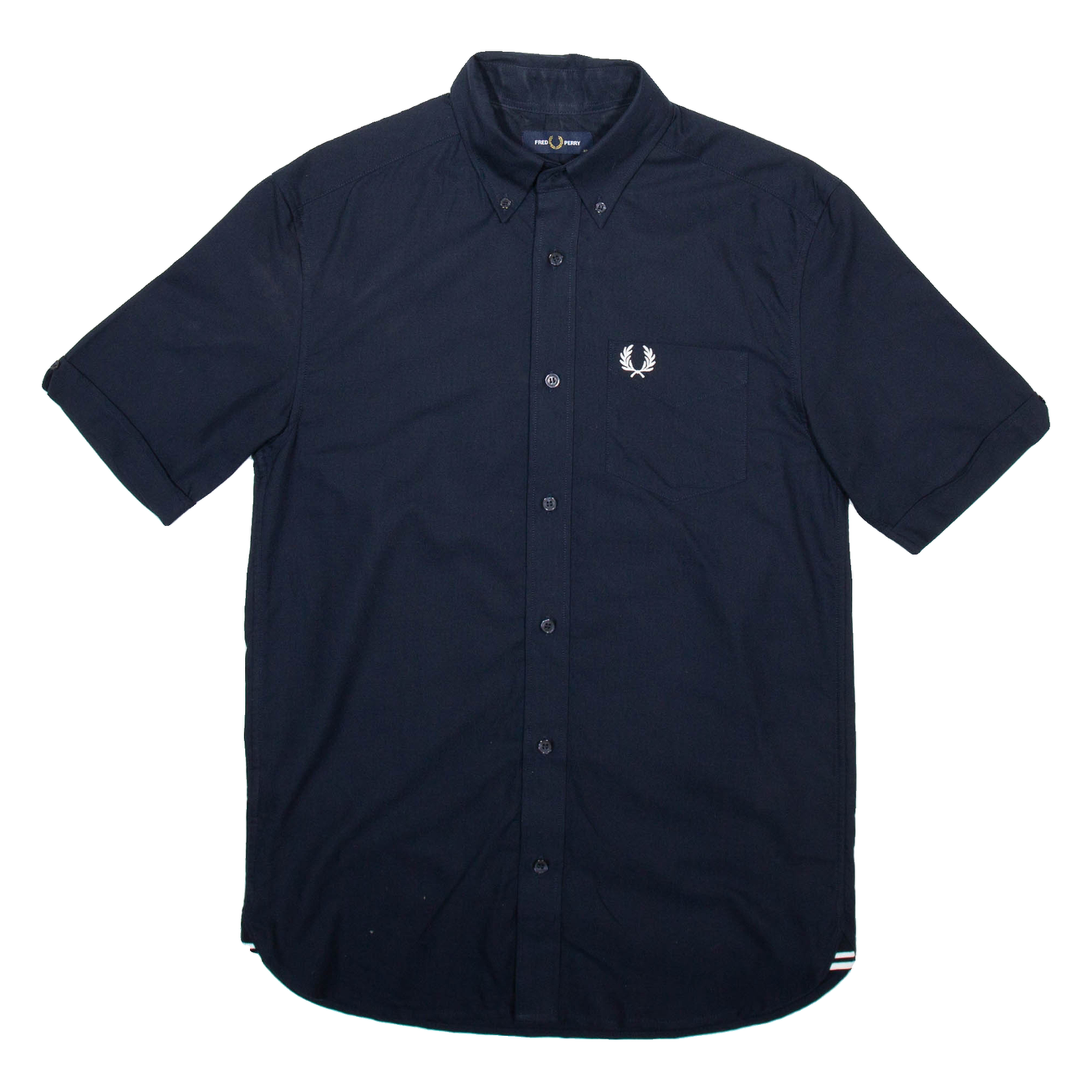 FRED PERRY Mens Plain Shirt Blue XS Refurbished - N/A refurbished available on Cerqular