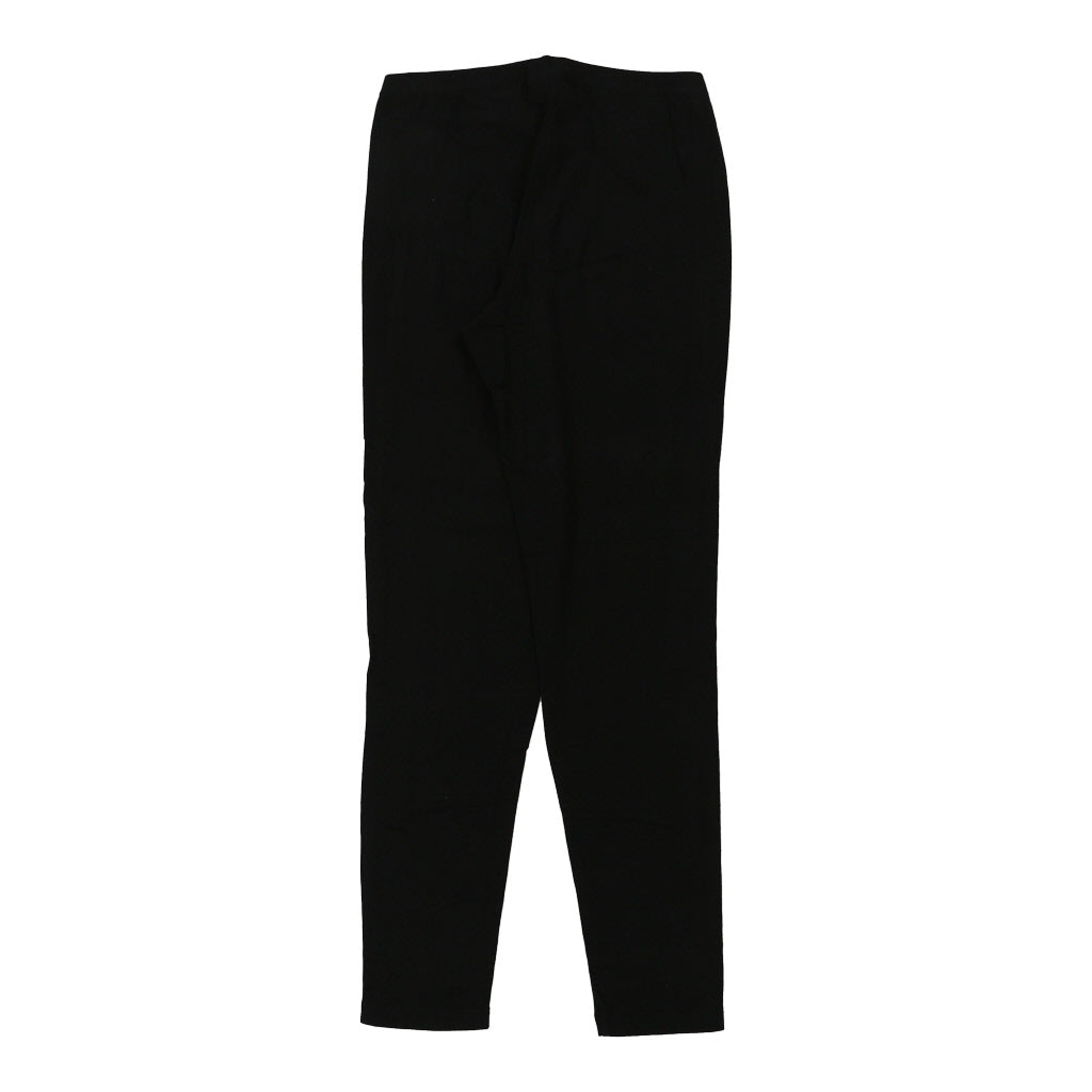 Lotto Trousers - Small Black Cotton Refurbished - Thrifted (note: this is a term often used to describe second- refurbished available on Cerqular
