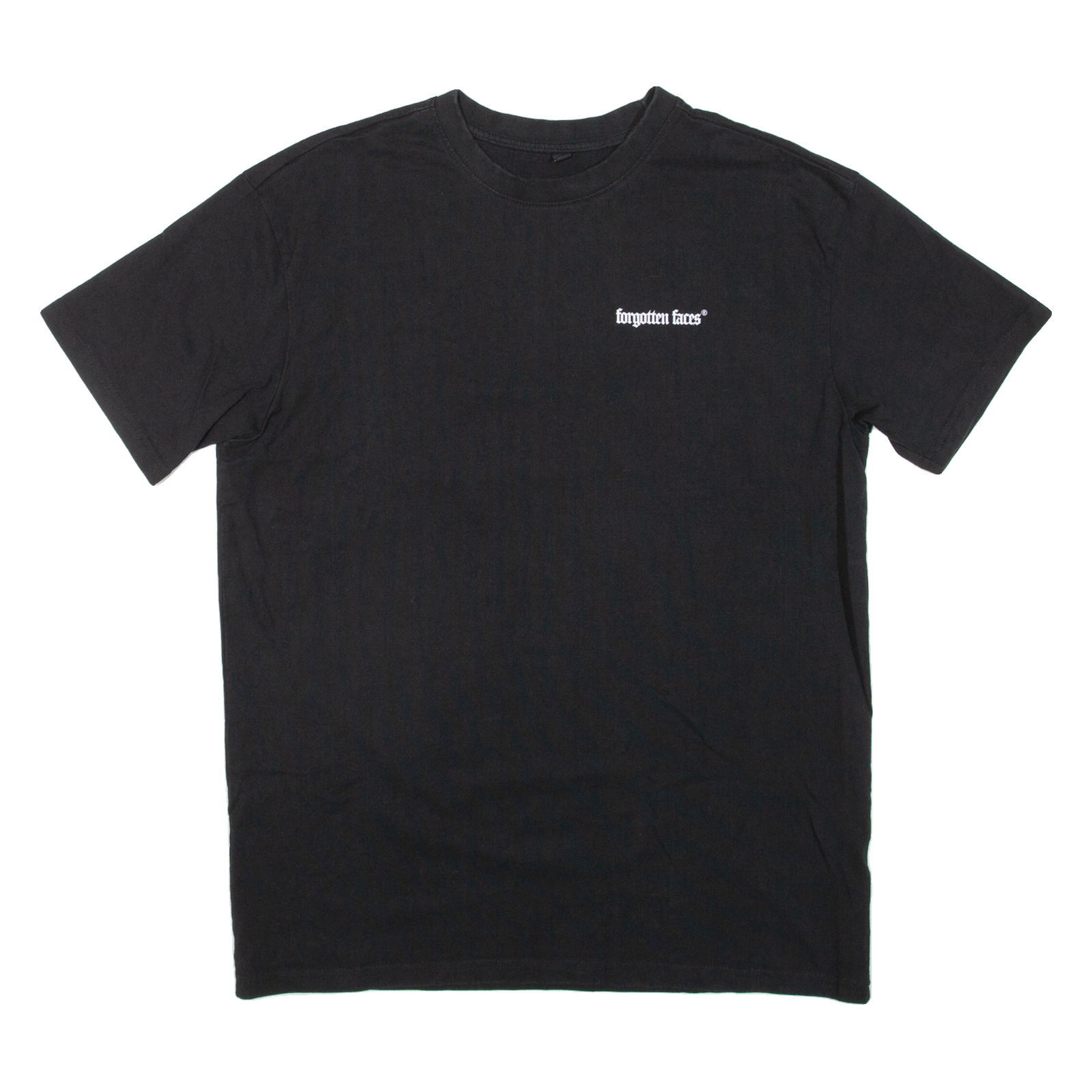 FORGOTTEN FACES Mens T-Shirt Black Crew Neck M Refurbished - N/A refurbished available on Cerqular