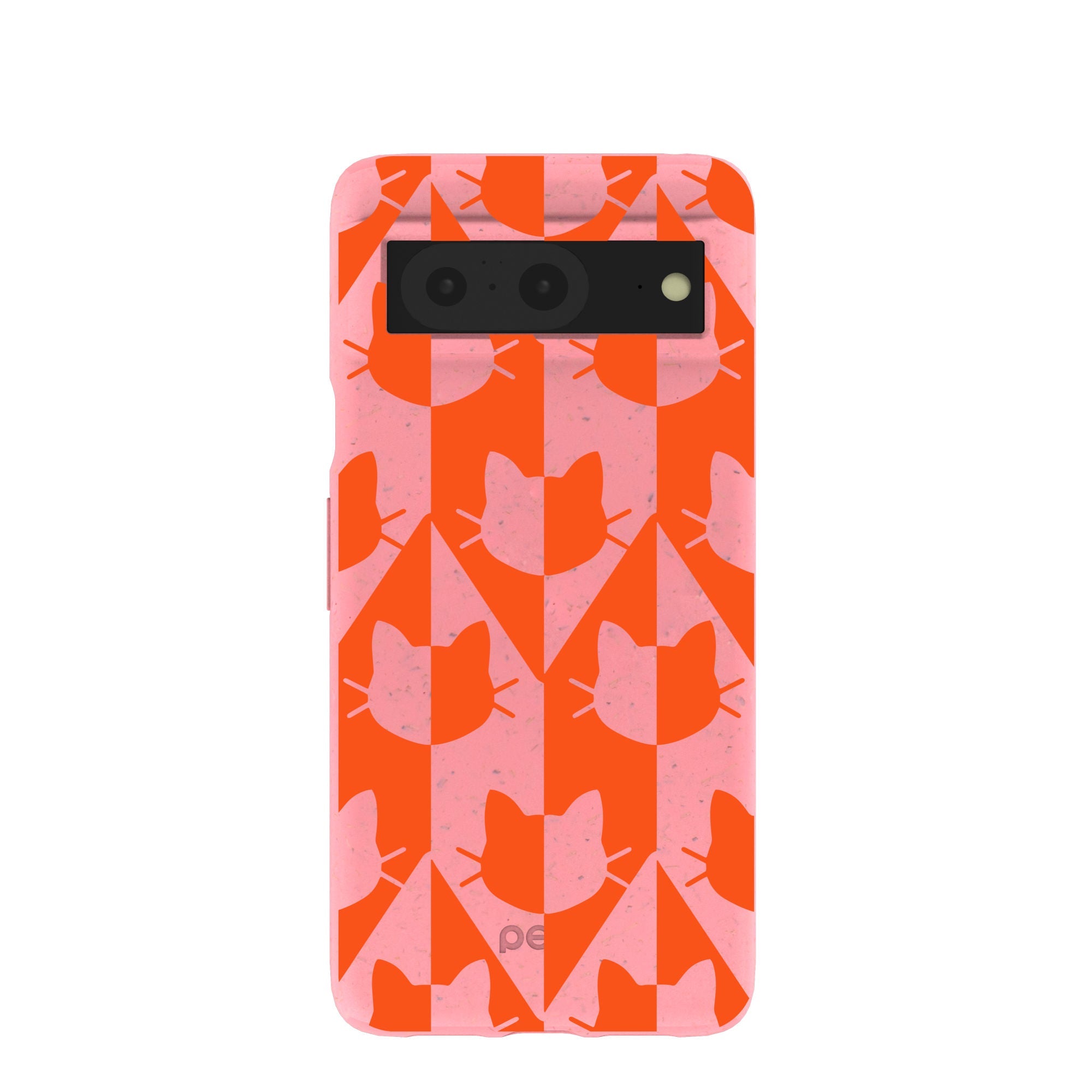 Bubblegum Pink Purr Google Pixel 8 Case Refurbished - Pela Case refurbished available on Cerqular