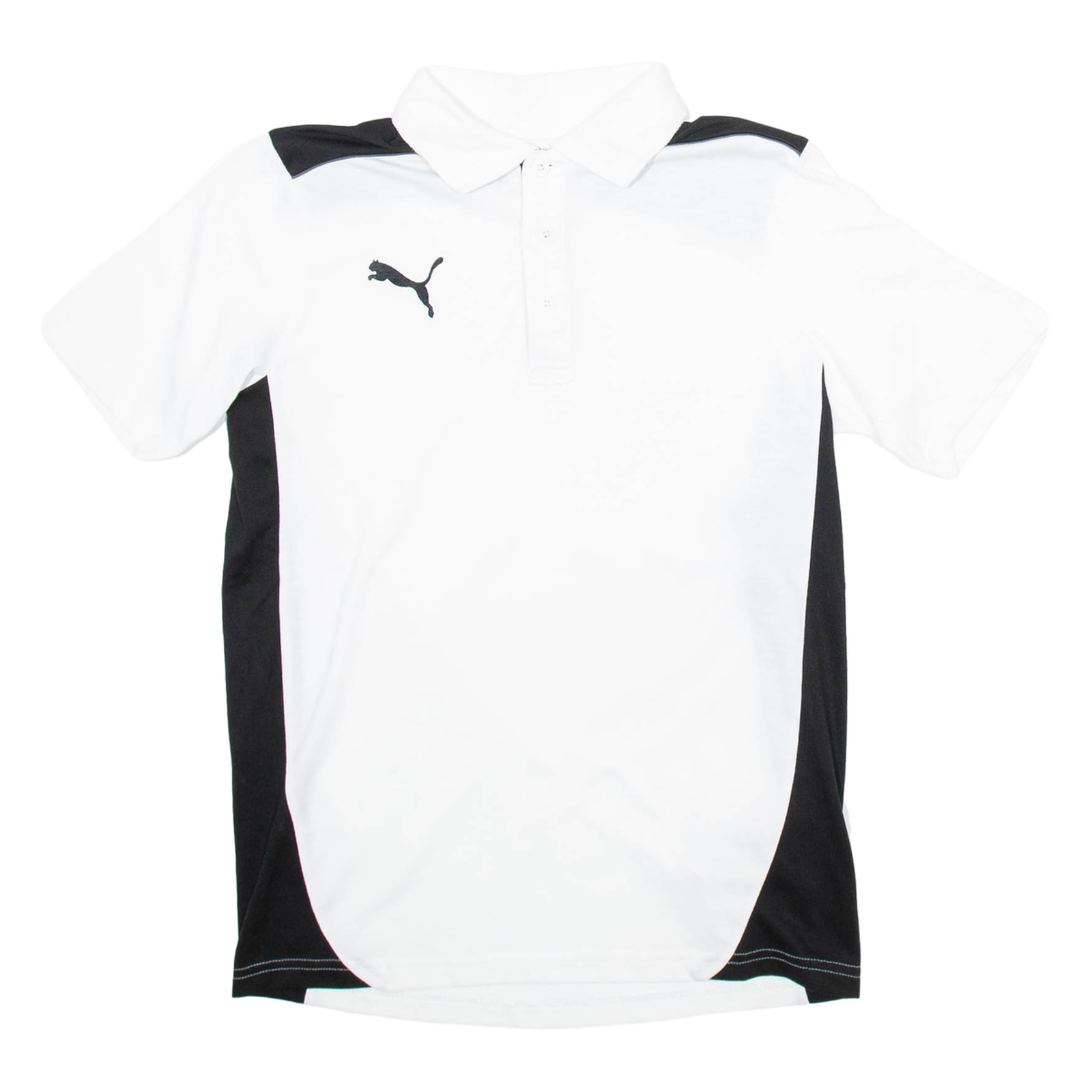 PUMA Mens Polo Shirt White S Refurbished - N/A refurbished available on Cerqular