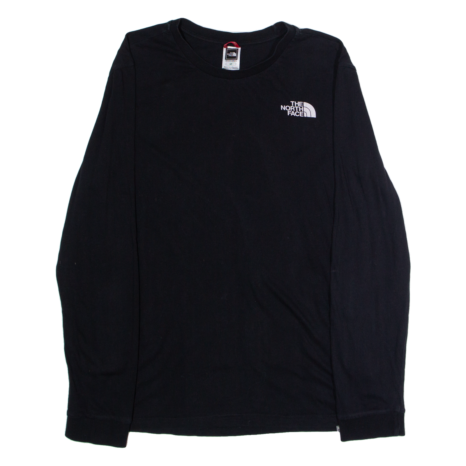 THE NORTH FACE Mens T-Shirt Black Long Sleeve Crew Neck S Refurbished - N/A refurbished available on Cerqular
