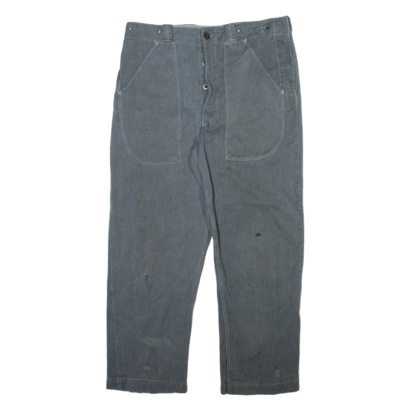 Mens Trousers Grey Regular Straight W36 L29 Refurbished - N/A refurbished available on Cerqular