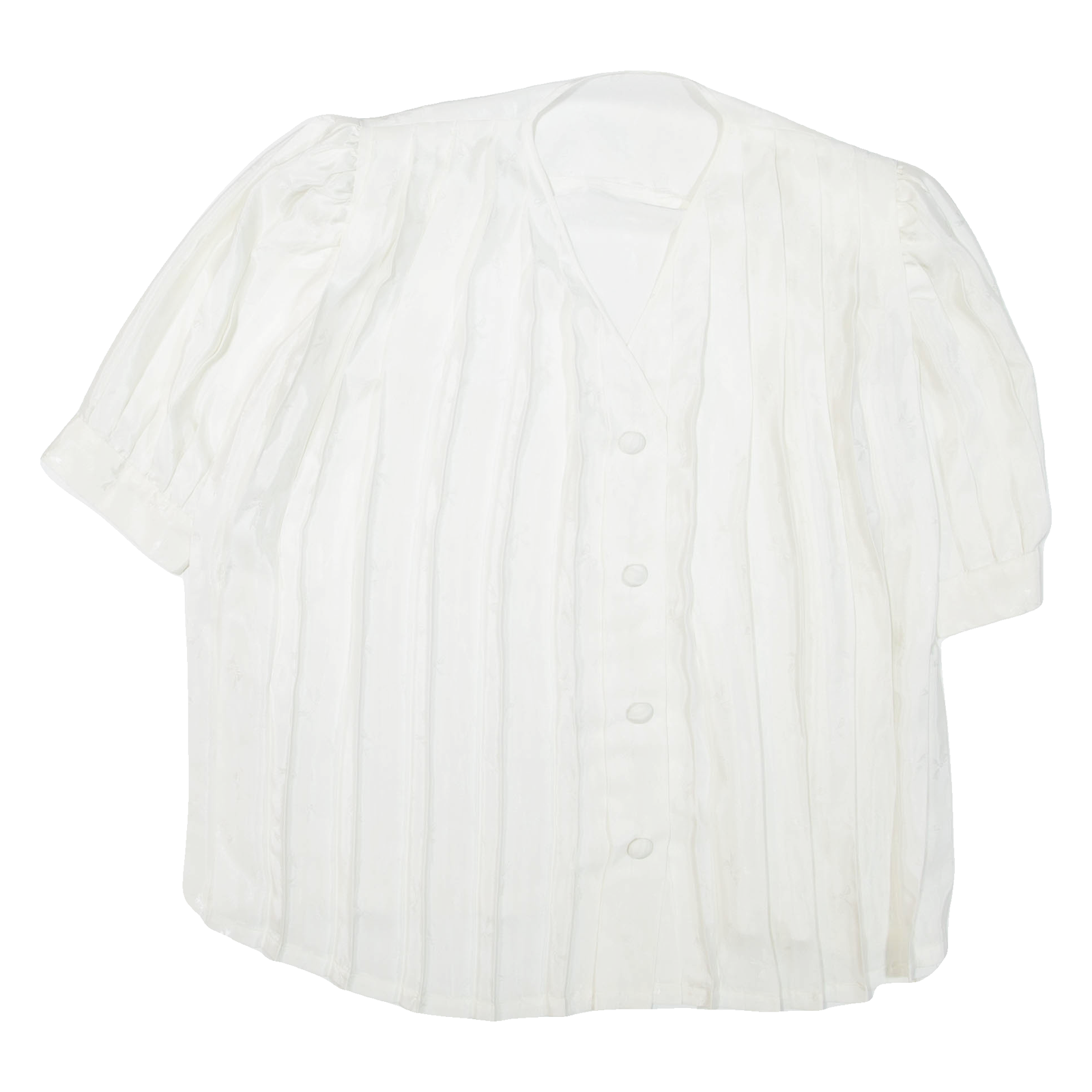 Womens Printed Blouse White L Refurbished - N/A refurbished available on Cerqular