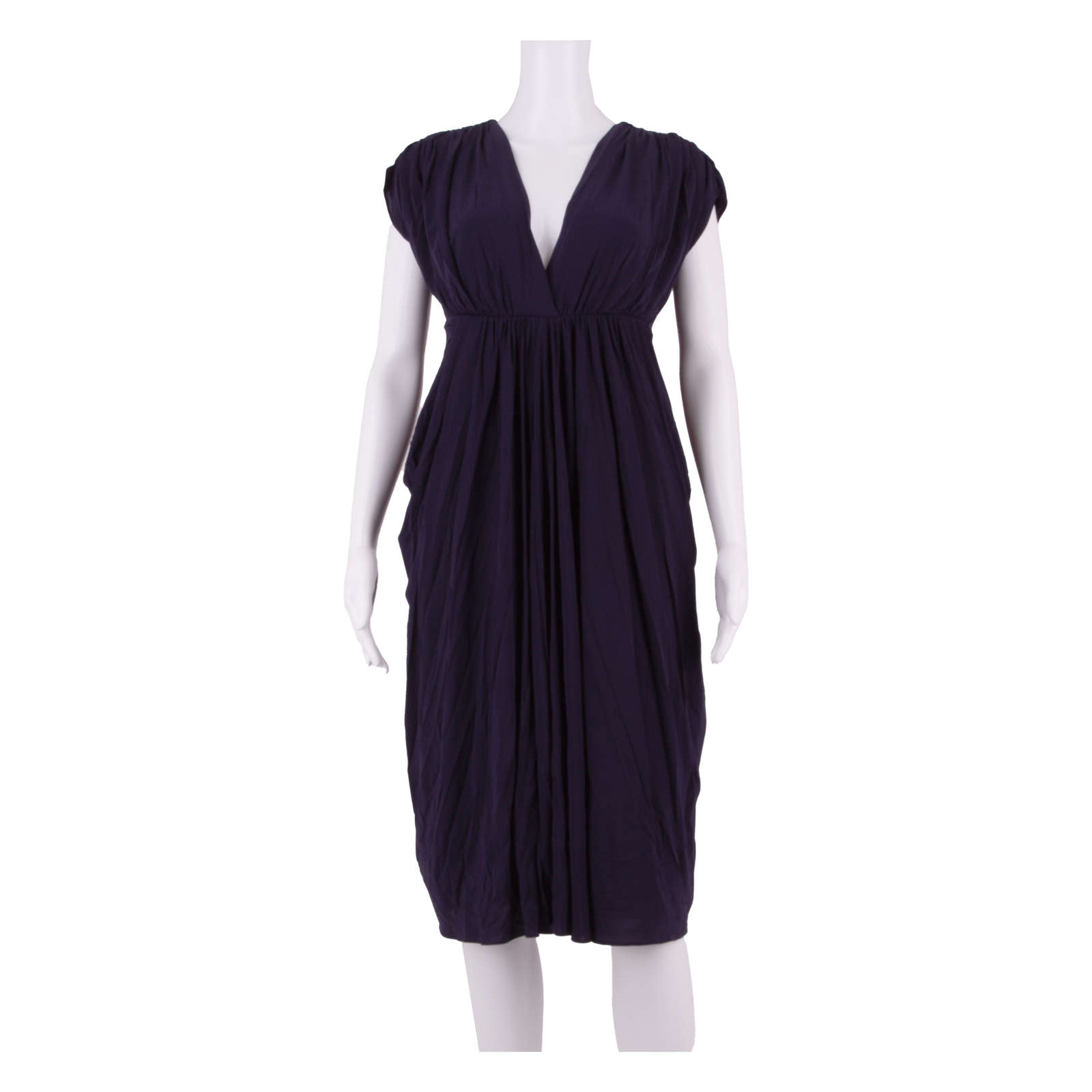 COAST Womens Day Dress Blue Short Sleeve Midi UK 8 Refurbished - N/A refurbished available on Cerqular