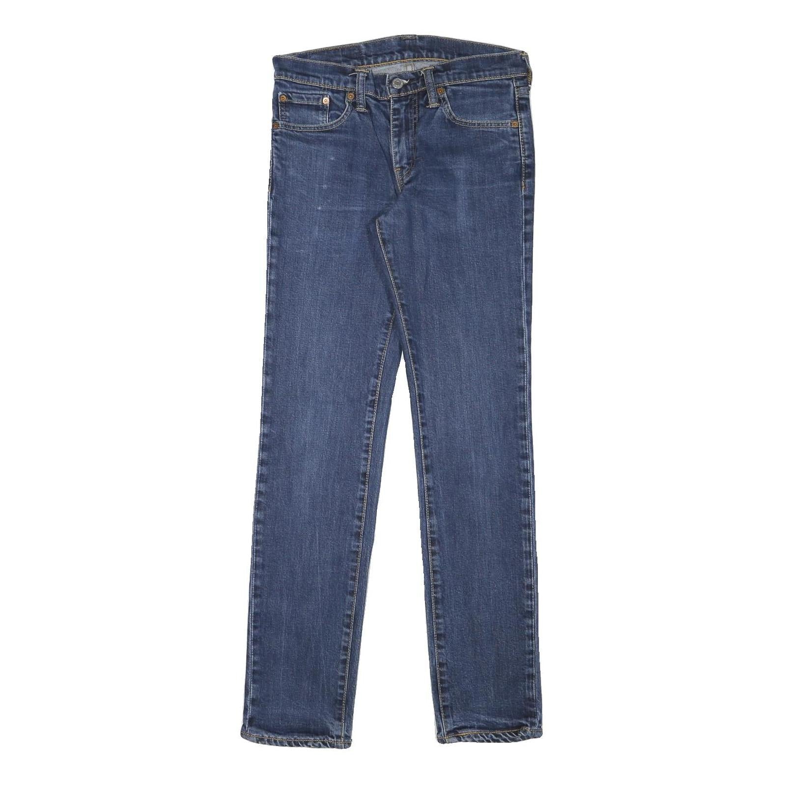 LEVI'S 511 Mens Jeans Blue Slim Skinny Denim Medium W28 L30 Stretch Cotton Blend Refurbished - N/A refurbished available on Cerqular