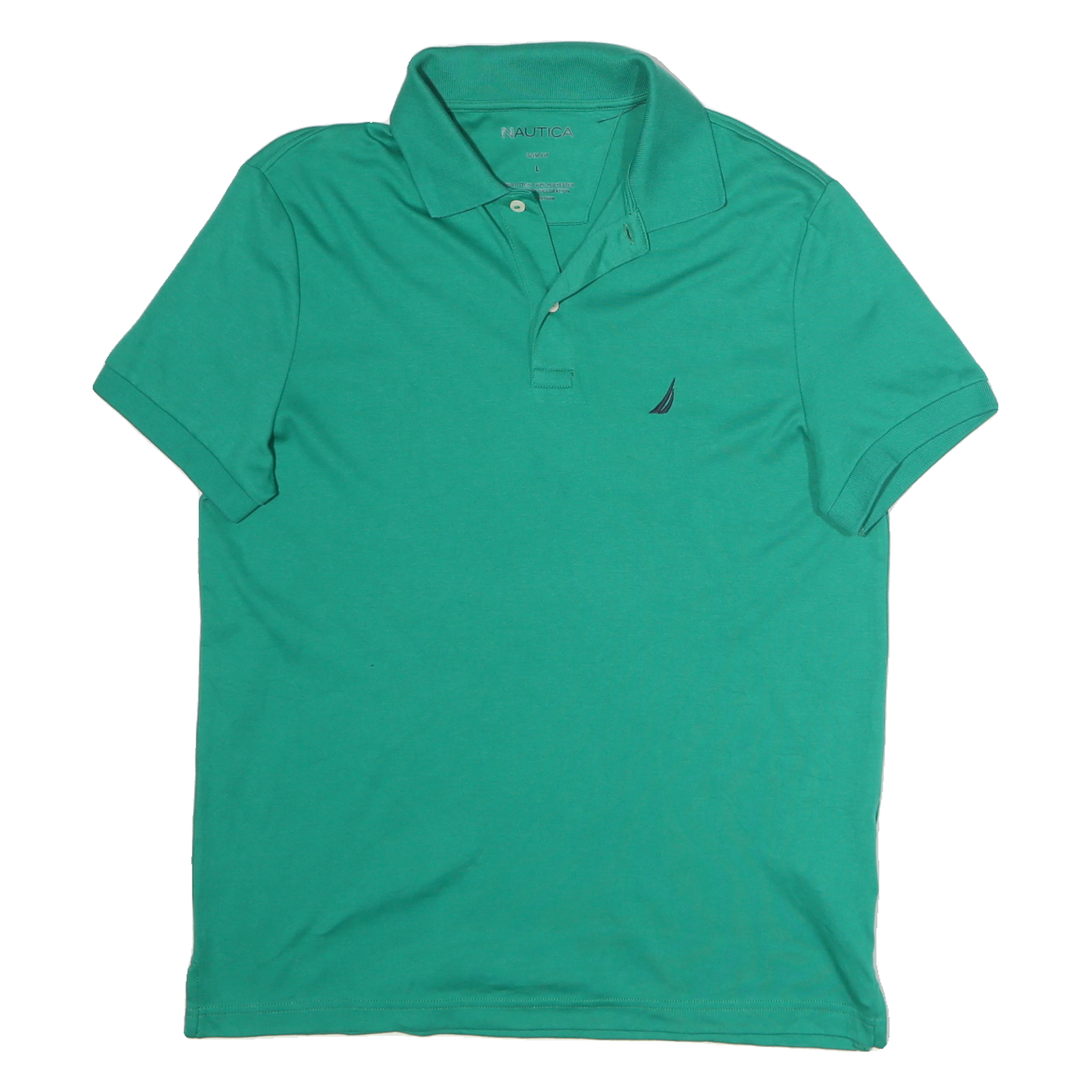 Buy NAUTICA Mens Green Short Sleeve Plain Polo Shirt L Cotton Casual Classic Refurbished - $23.39 NAUTICA Mens Green Short Sleeve Plain Polo Shirt L Cotton Casual Classic Refurbished - N/A refurbished available on Cerqular