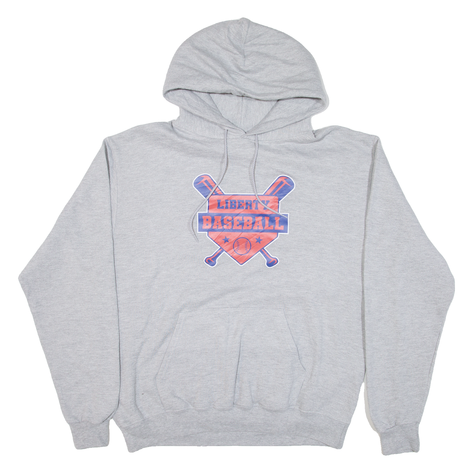 CHAMPION Liberty Baseball Mens Grey Hoodie USA L Refurbished - N/A refurbished available on Cerqular
