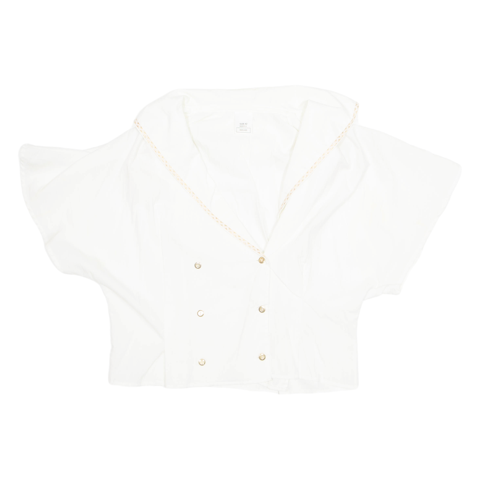 Buy Womens Blouse White V-Neck M Refurbished - $15.59 Womens Blouse White V-Neck M Refurbished - N/A refurbished available on Cerqular