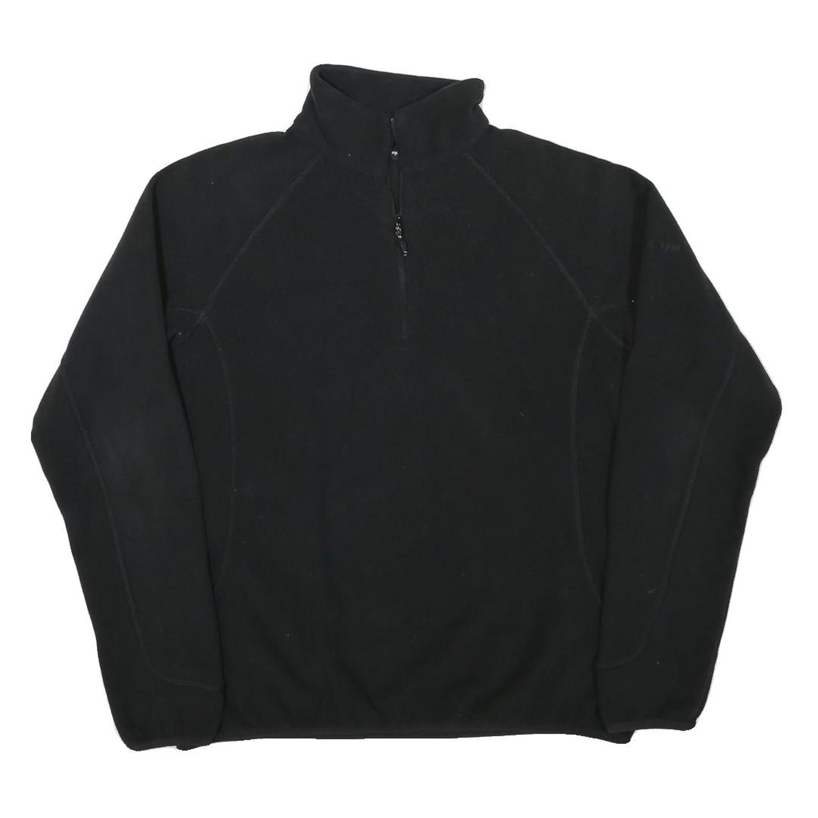 BERGHAUS Womens Black Plain Pullover Jumper Round Neck Regular UK 16 Fleece Refurbished - N/A refurbished available on Cerqular
