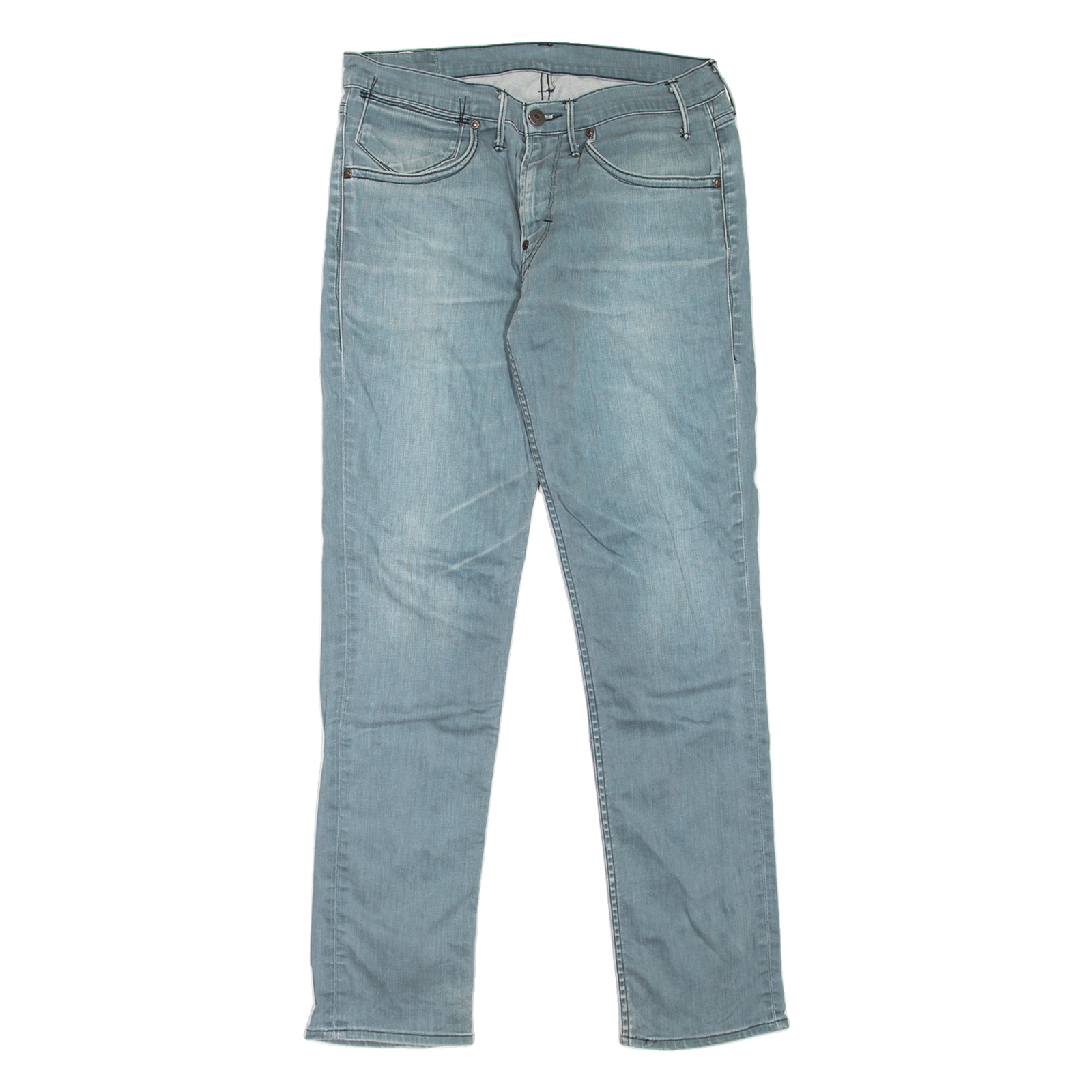 LEVI'S Mens Jeans Blue Regular Tapered Stone Wash W32 L32 Refurbished - N/A refurbished available on Cerqular