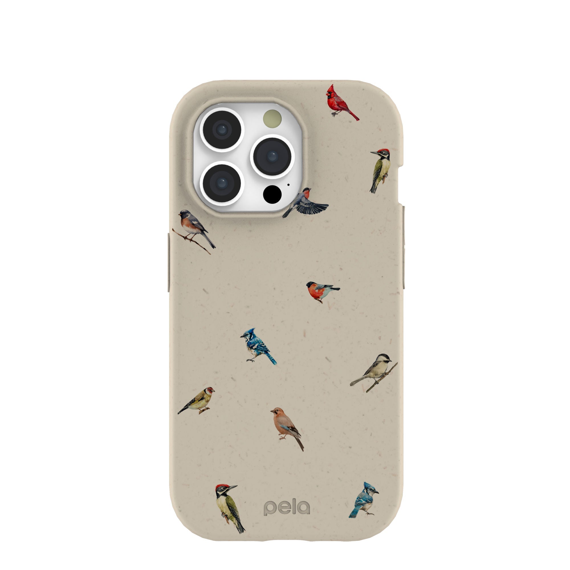 London Fog Frosted Flock iPhone 15 Pro Case Refurbished - Pela Case refurbished available on Cerqular