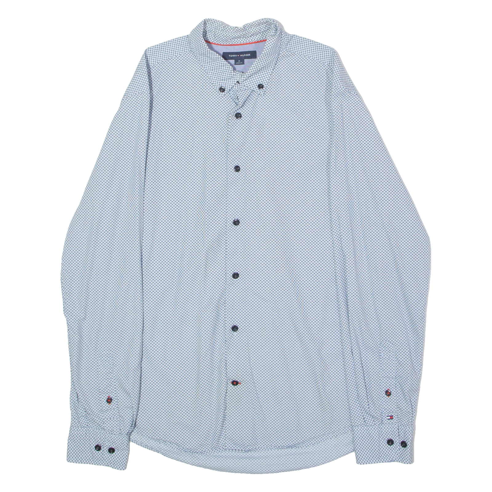 Buy TOMMY HILFIGER Mens Shirt Blue Chevron Long Sleeve M Refurbished - $17.15 TOMMY HILFIGER Mens Shirt Blue Chevron Long Sleeve M Refurbished - N/A refurbished available on Cerqular