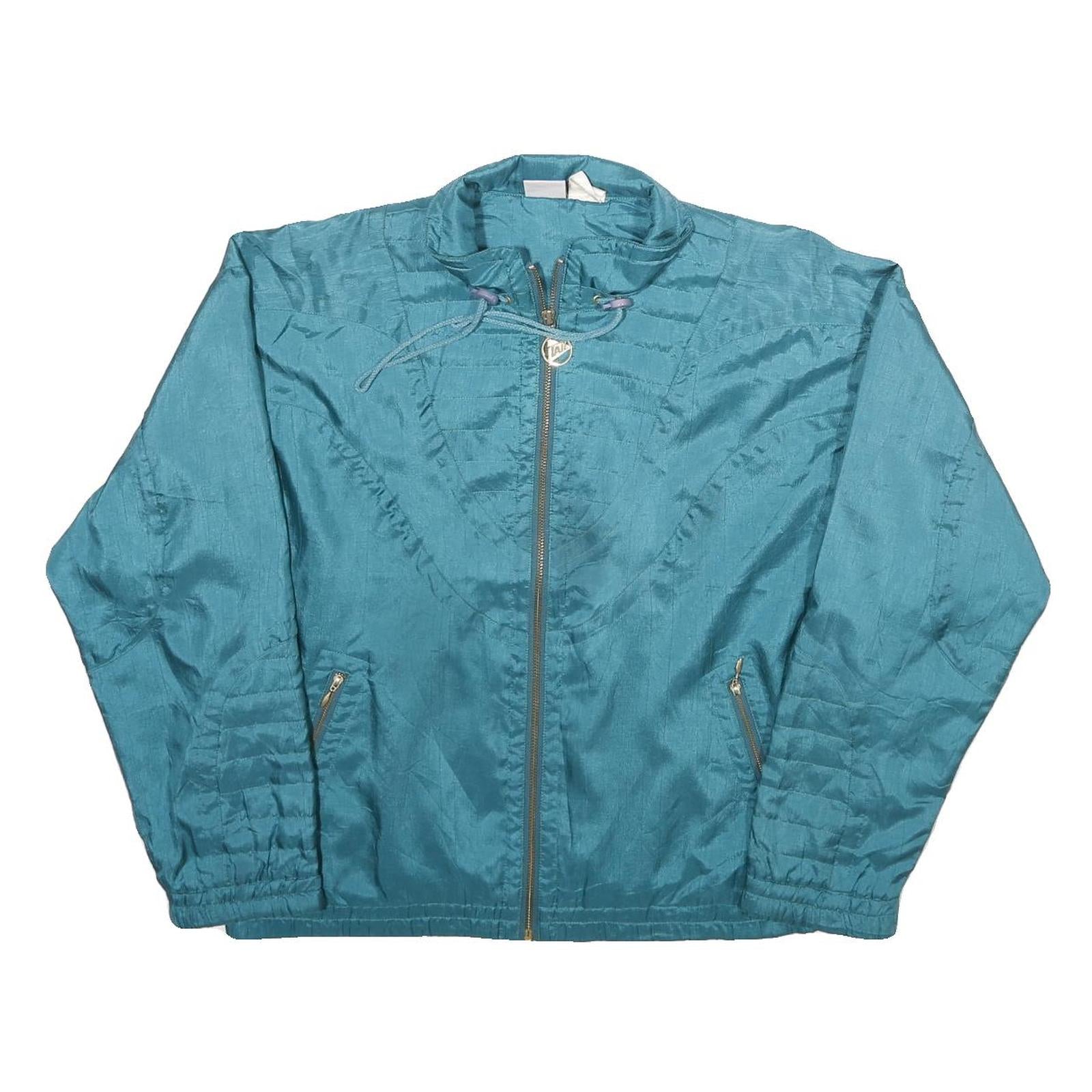 TAIL Womens Blue Jacket S Polyester Blend Zip Classic Casual Lightweight Refurbished - N/A refurbished available on Cerqular