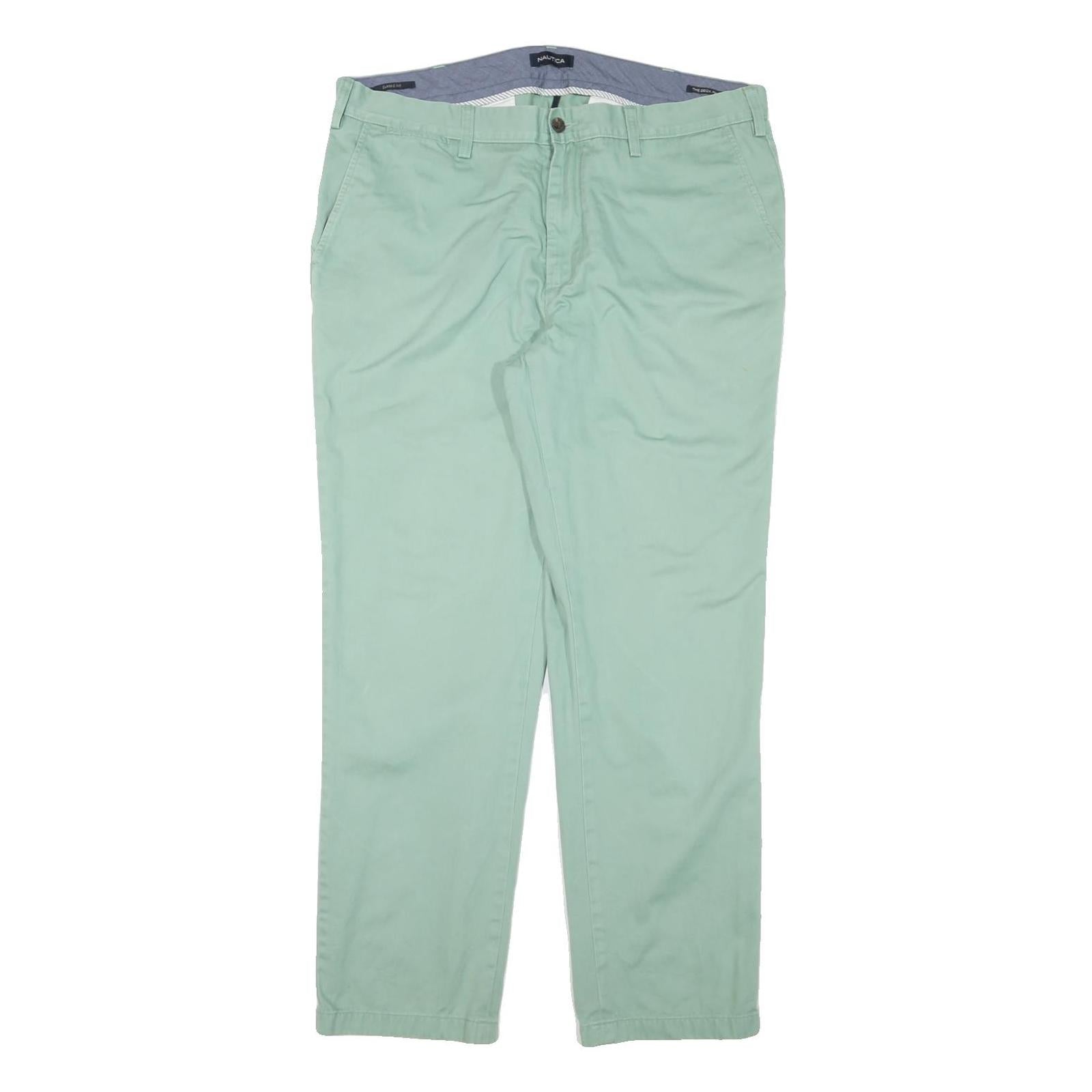 Buy NAUTICA Mens Regular Fit Cotton Blend Green Zip Trousers W38 L31 Casual Wear Refurbished - $29.89 NAUTICA Mens Regular Fit Cotton Blend Green Zip Trousers W38 L31 Casual Wear Refurbished - N/A refurbished available on Cerqular