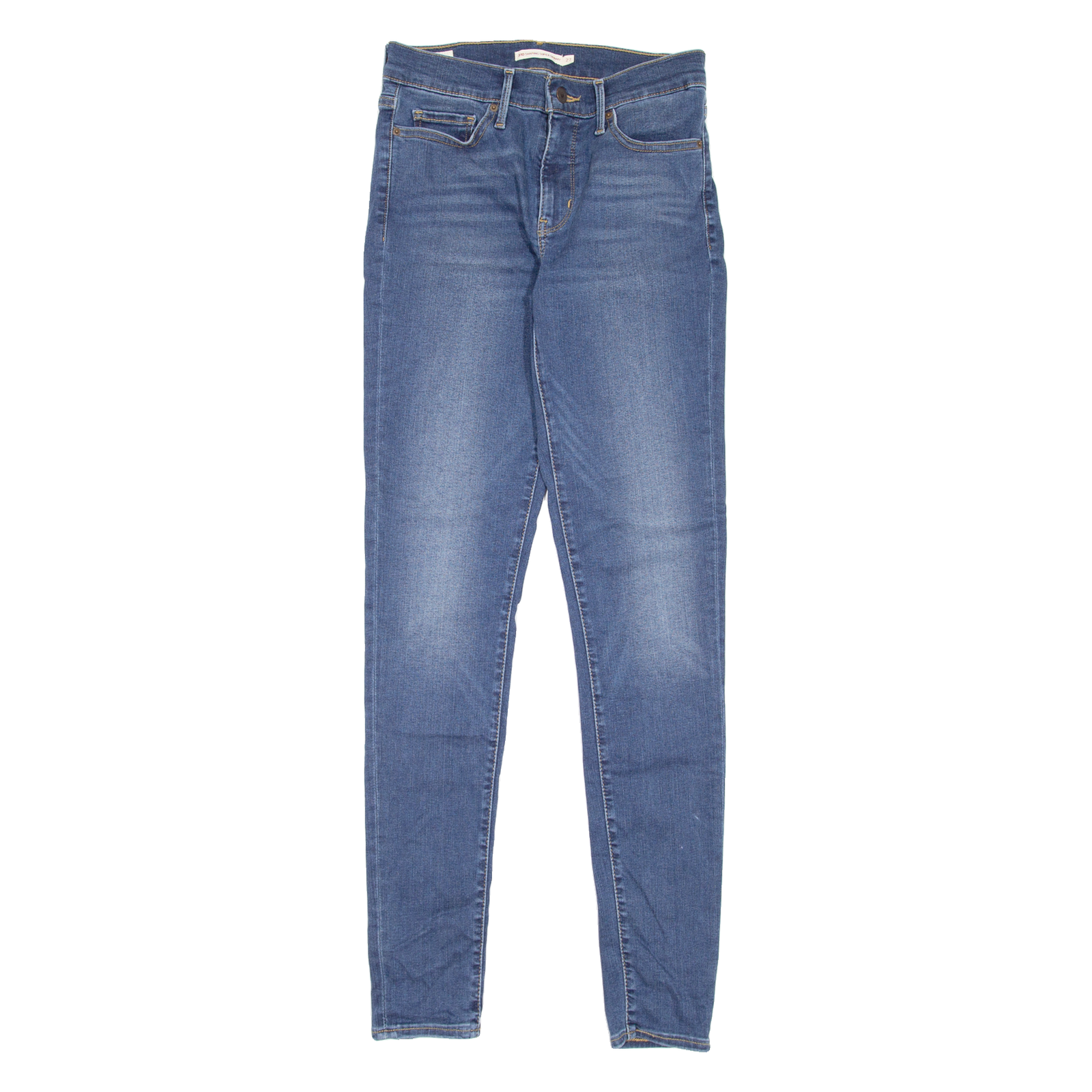 LEVI'S 310 Shaping BIG E Womens Jeans Blue Slim Skinny Stone Wash W27 L32 Refurbished - N/A refurbished available on Cerqular