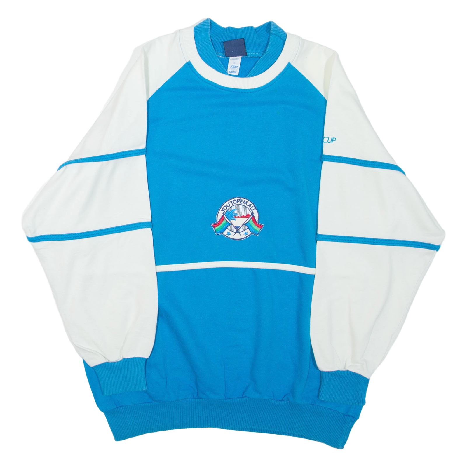 GOLDEN CUP Mens Sweatshirt Blue Crew Neck S Refurbished - N/A refurbished available on Cerqular
