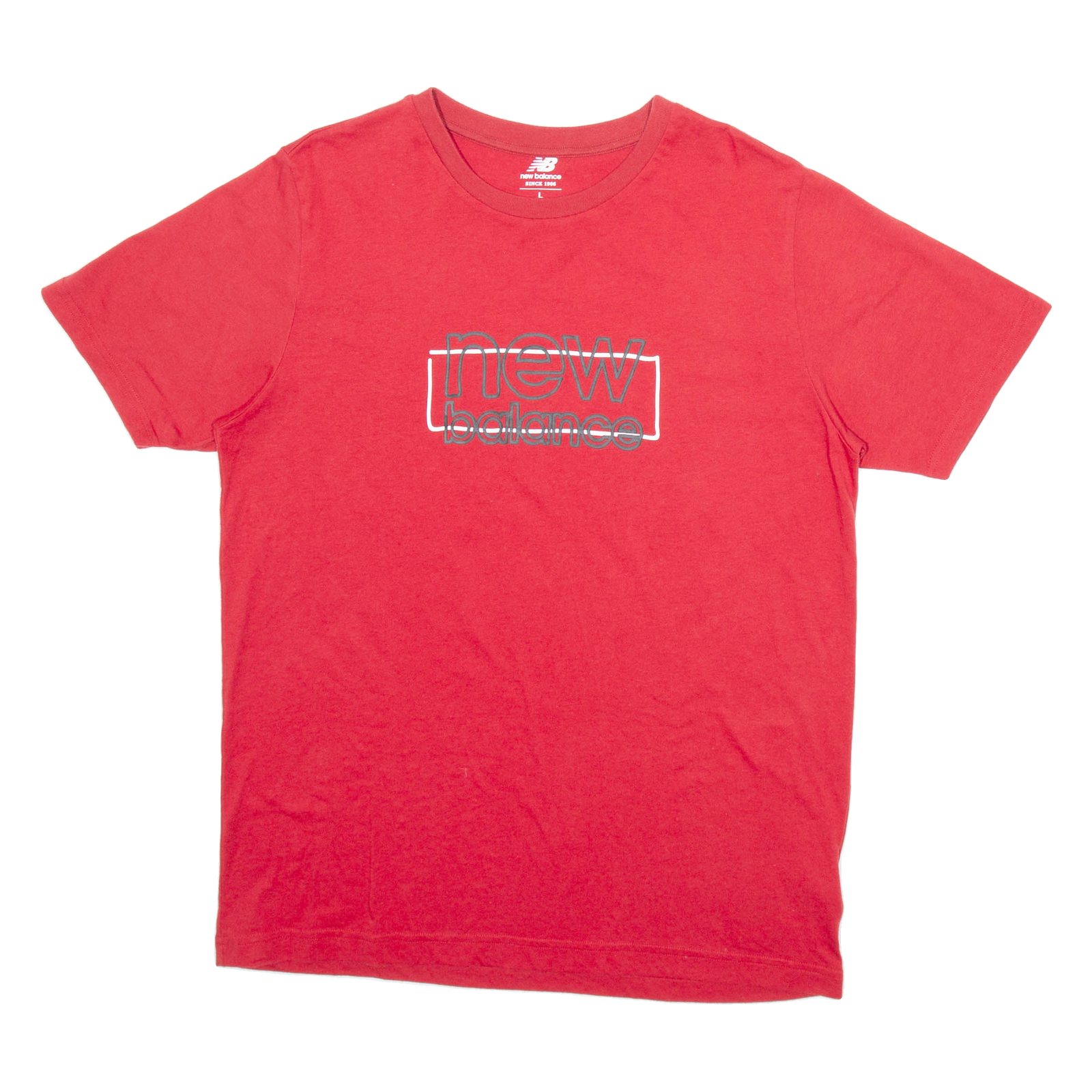 Buy NEW BALANCE Mens T-Shirt Red L Refurbished - $28.59 NEW BALANCE Mens T-Shirt Red L Refurbished - N/A refurbished available on Cerqular