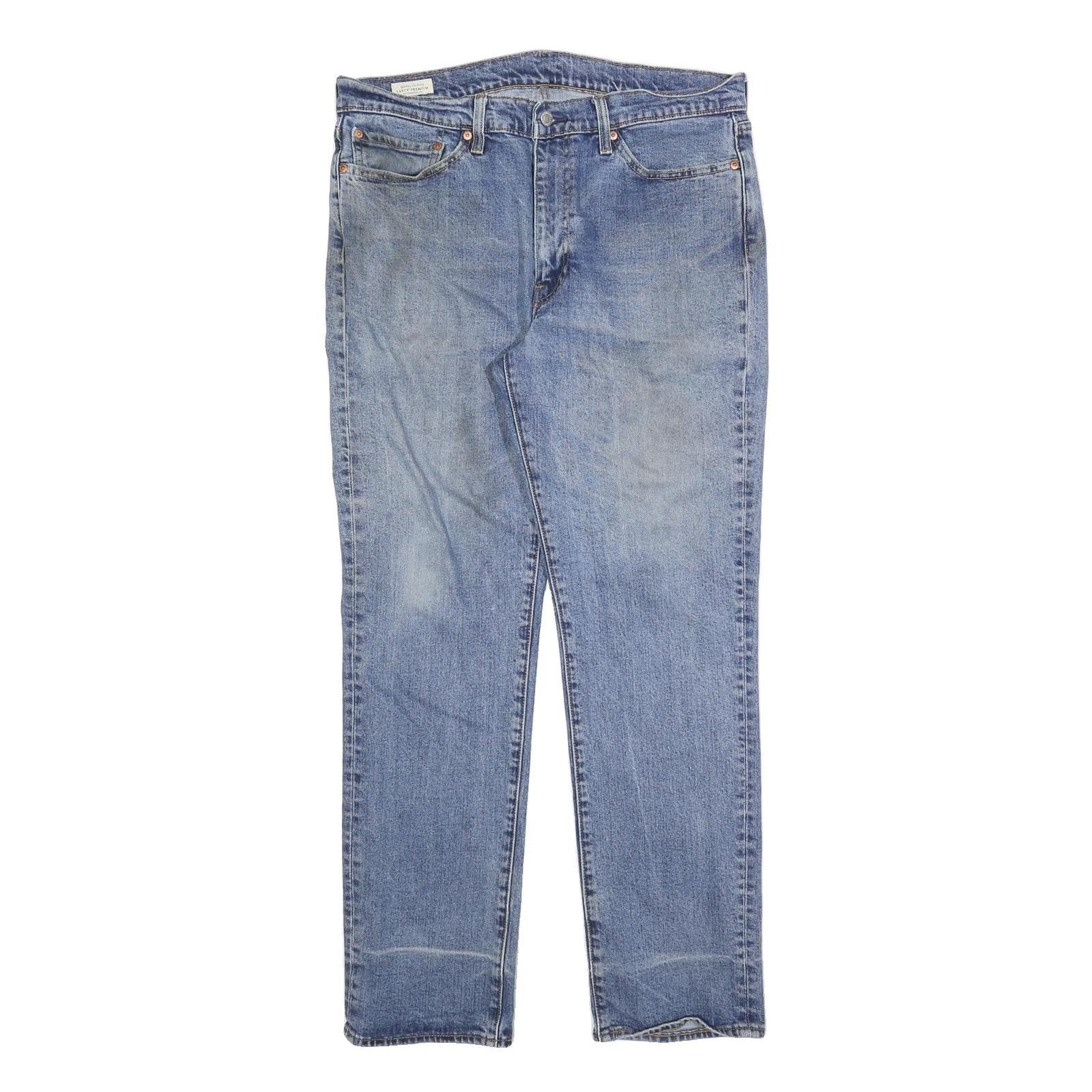 LEVI'S 511 Slim Mens Jeans Blue Slim Skinny Denim Light Cotton Blend W36 L32 Zip Refurbished - N/A refurbished available on Cerqular