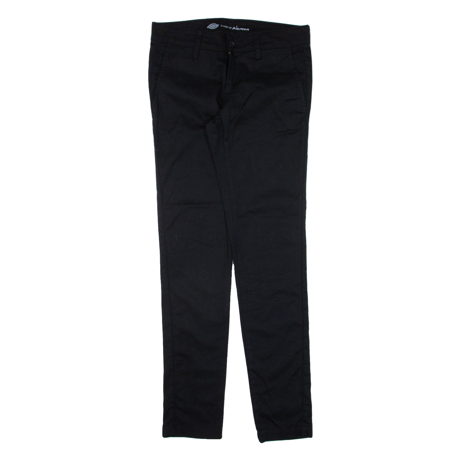 DICKIES Womens Trousers Black Slim Skinny W29 L31 Refurbished - N/A refurbished available on Cerqular
