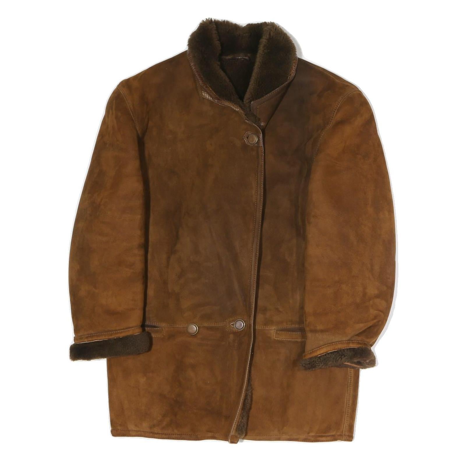 Buy Womens Brown Suede Coat M Cotton Blend Plain Button Closure Winter Jacket Refurbished - $32.49 Womens Brown Suede Coat M Cotton Blend Plain Button Closure Winter Jacket Refurbished - N/A refurbished available on Cerqular