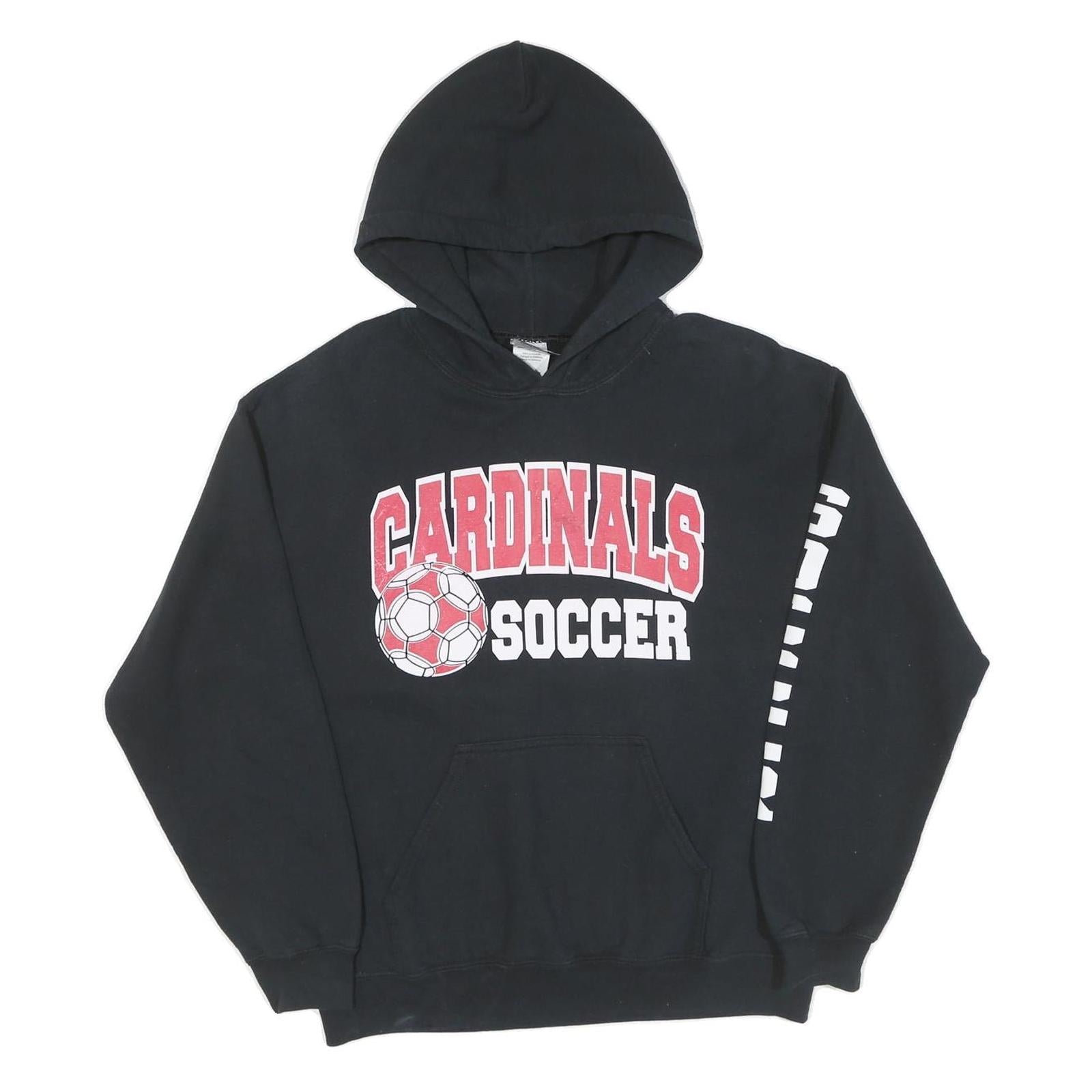 Mens Black Cardinals Soccer Cotton Pullover Hoodie Size M Team Sweatshirt Refurbished - N/A refurbished available on Cerqular