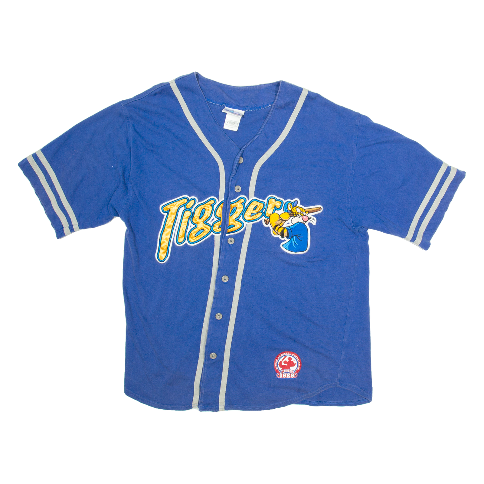 DISNEY Tigers Mens Jersey Blue Button Neck L Refurbished - N/A refurbished available on Cerqular