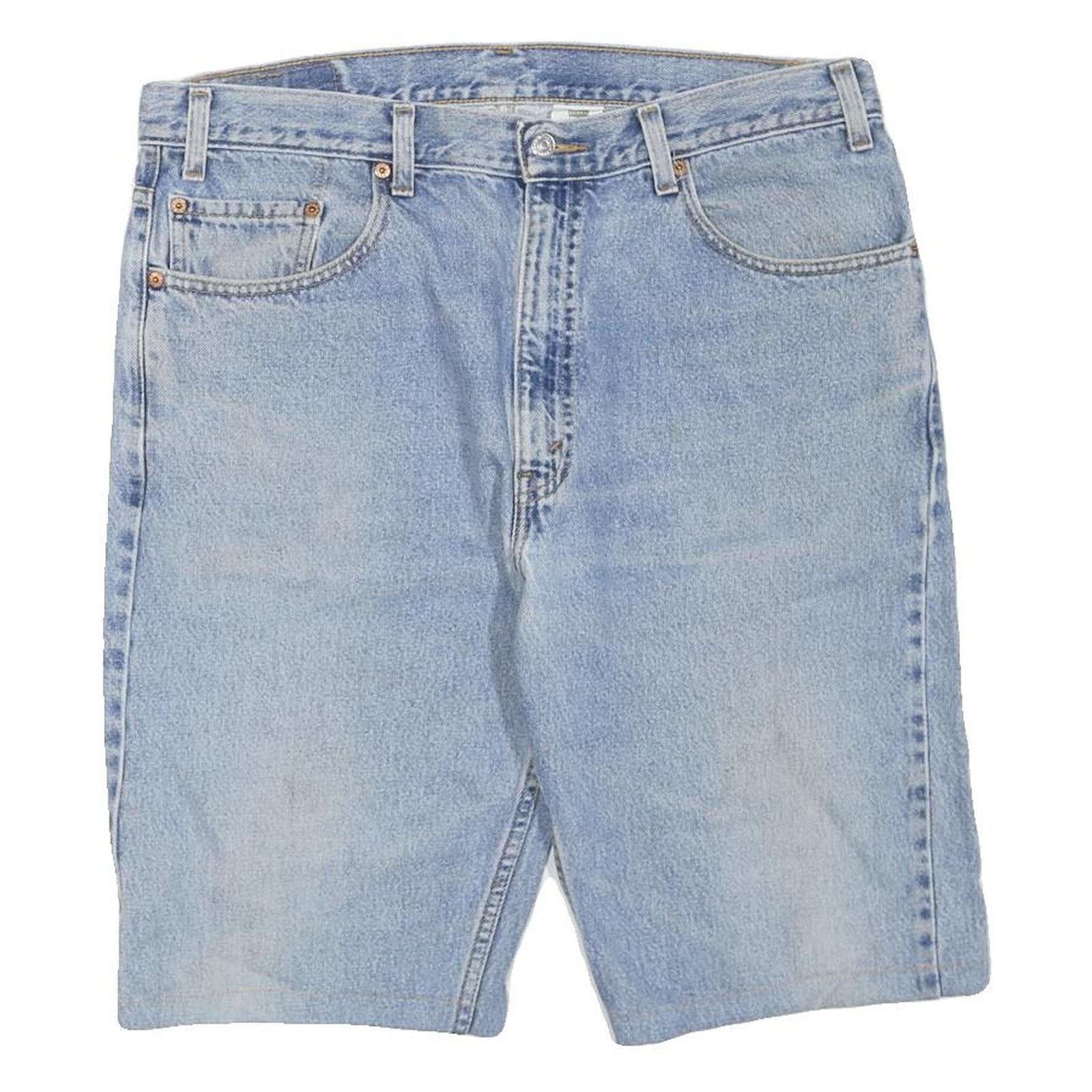 LEVI'S Mens Denim Blue Casual Shorts L W38 Classic Cotton Blend Refurbished - N/A refurbished available on Cerqular