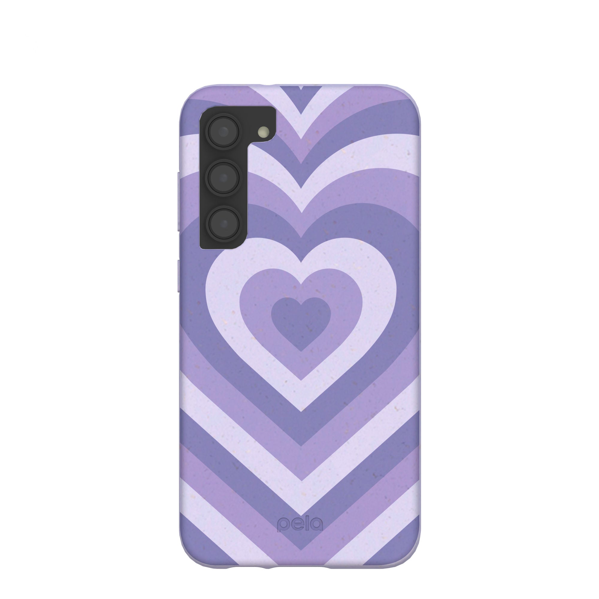 Lavender Power Hearts Samsung Galaxy S23+(Plus) Case Refurbished - Pela Case refurbished available on Cerqular