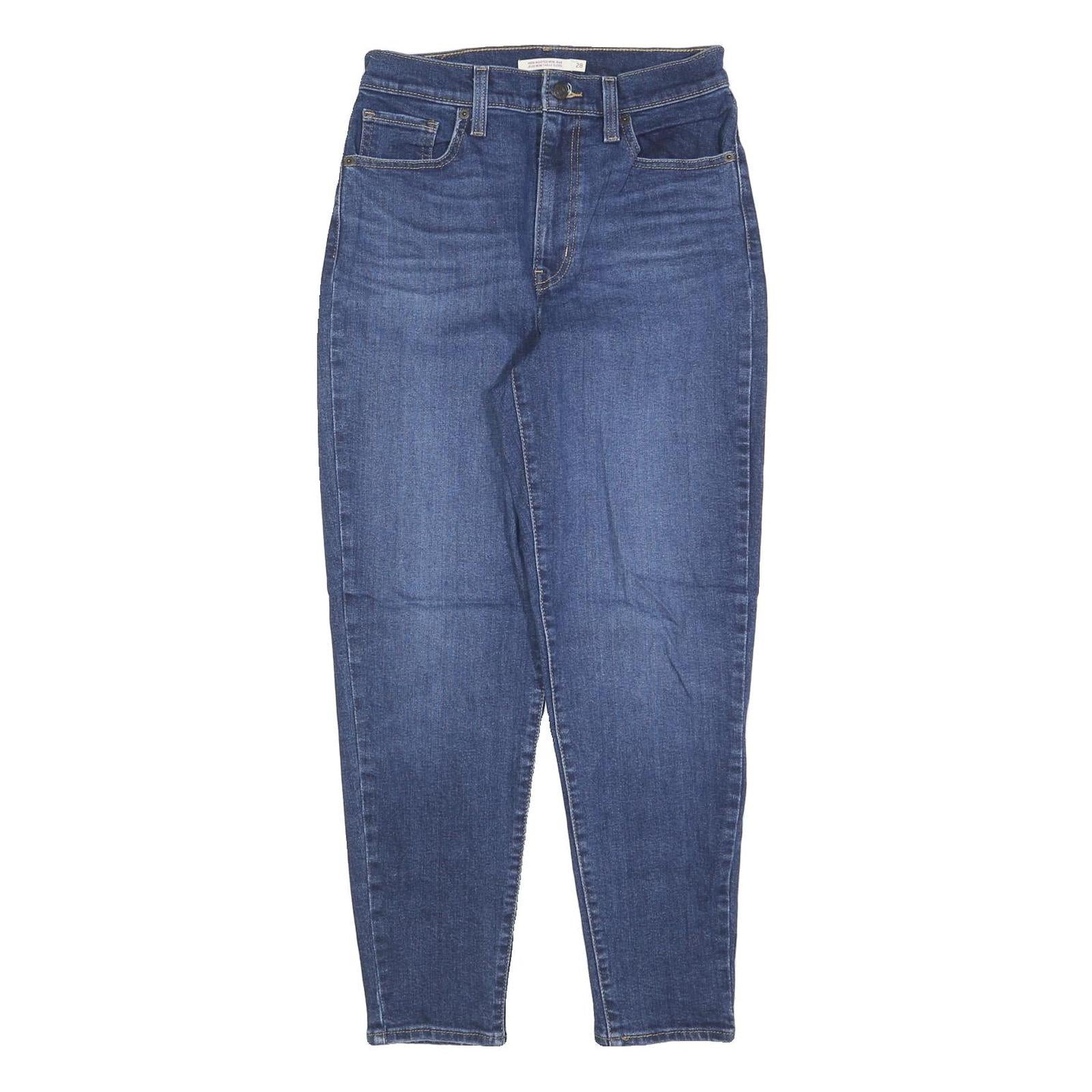 LEVI'S Womens Jeans Blue Regular Skinny Denim Medium W28 L29 Classic Cotton Refurbished - N/A refurbished available on Cerqular