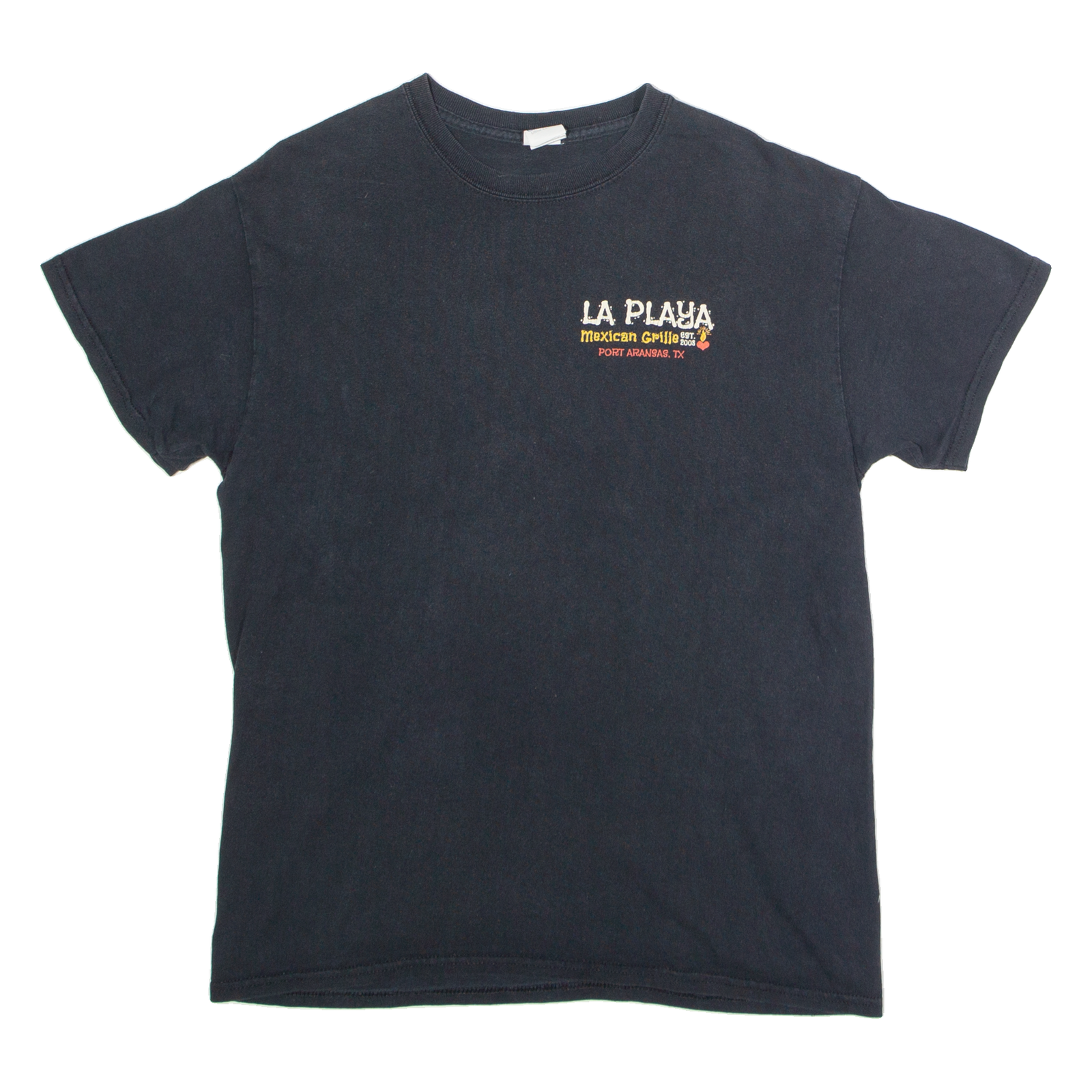 Buy GILDAN La Playa Mexican Grille Mens T-Shirt Black USA Crew Neck M Refurbished - $15.59 GILDAN La Playa Mexican Grille Mens T-Shirt Black USA Crew Neck M Refurbished - N/A refurbished available on Cerqular